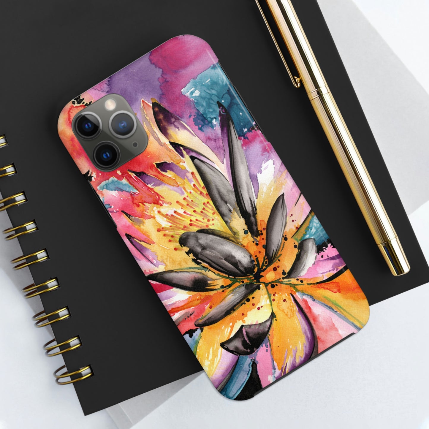 Liquid Flora Water Lily iPhone Case