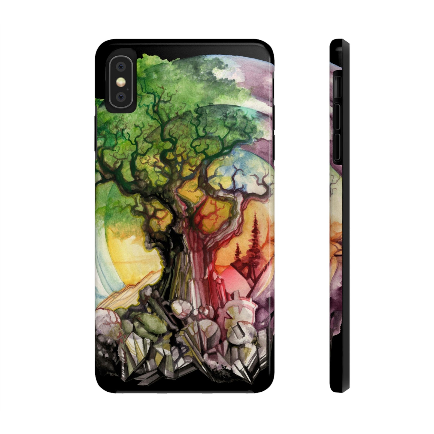 Liquid Trees #6 Tough iPhone Case