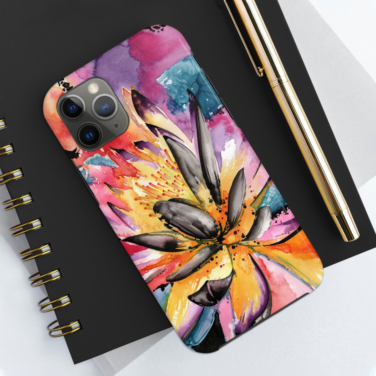 Liquid Flora Water Lily iPhone Case