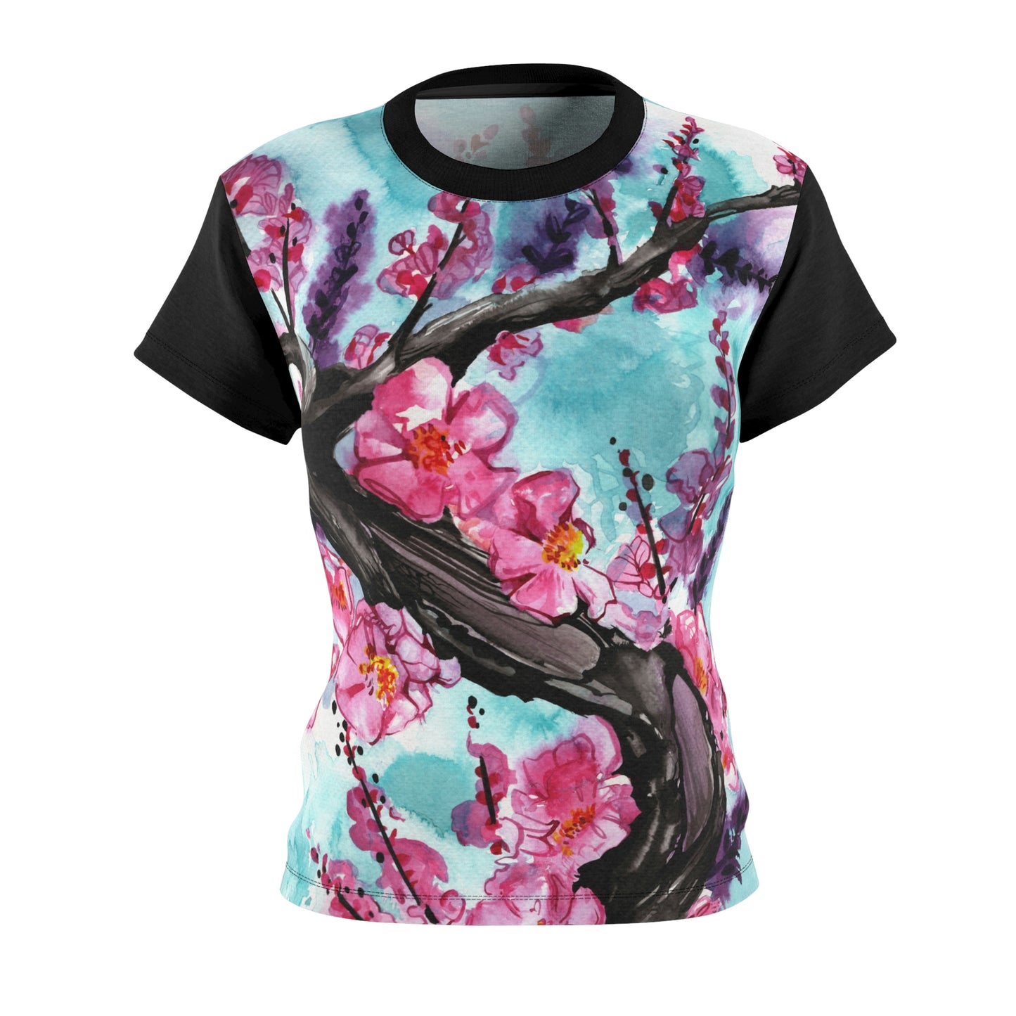 Liquid Flora Cherry Blossom Women's Tee