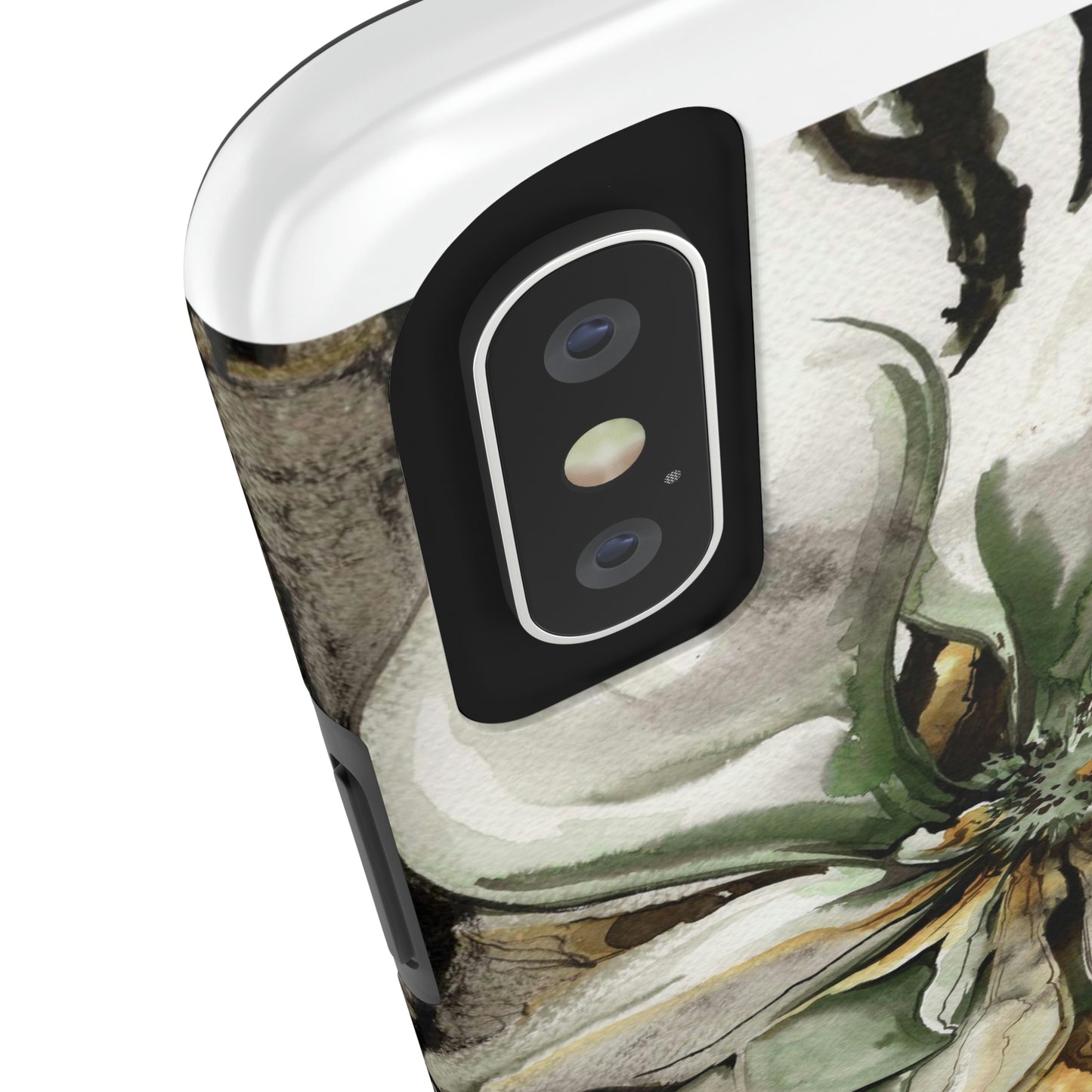 Liquid Flora Magnolia Tough iPhone Case