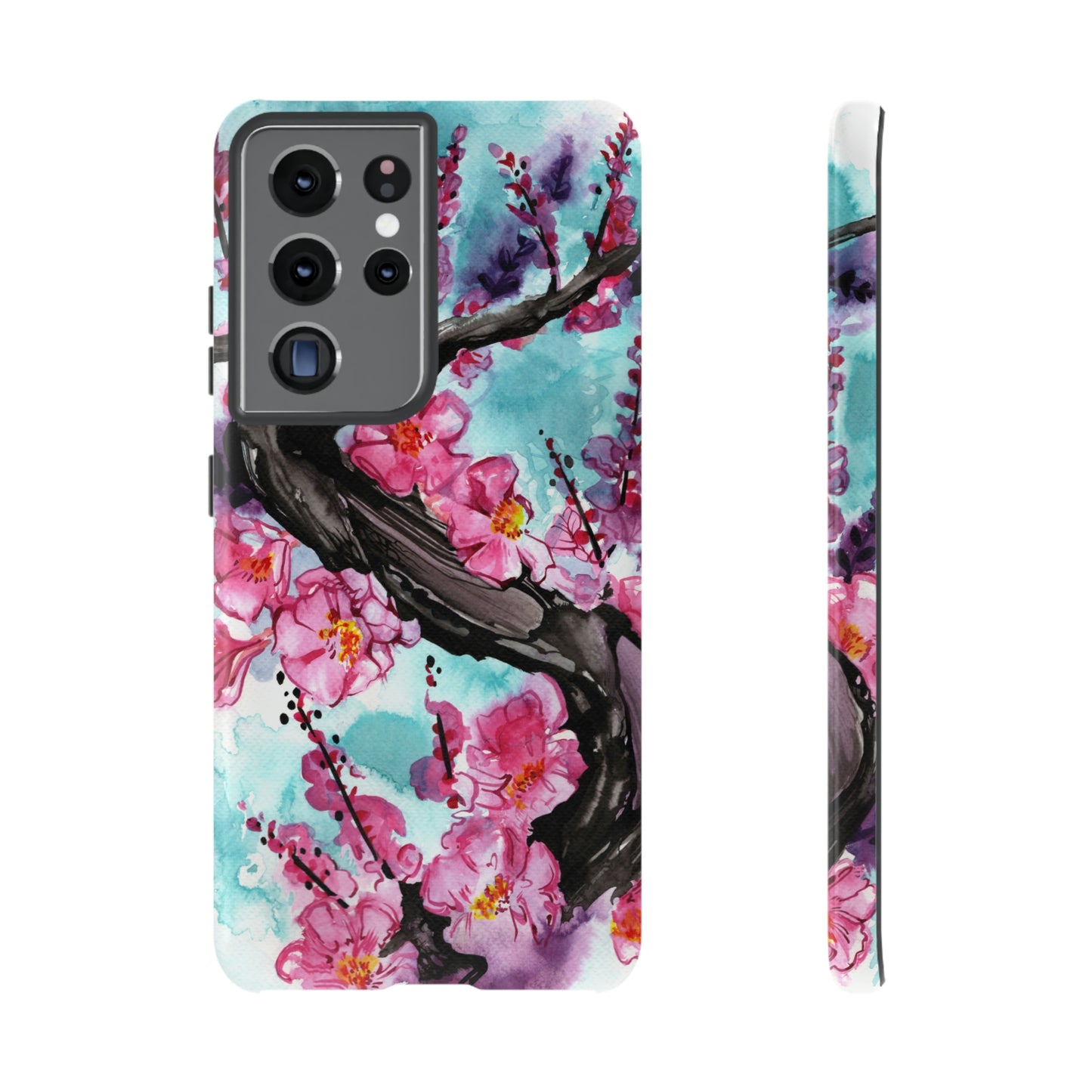 Liquid Flora Cherry Blossom Tough Phone Case