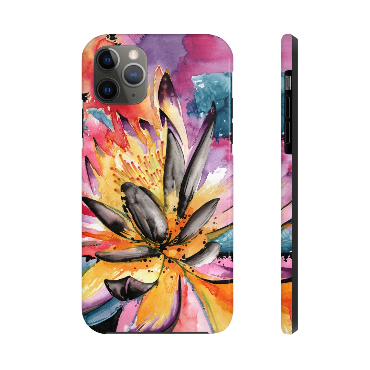 Liquid Flora Water Lily iPhone Case