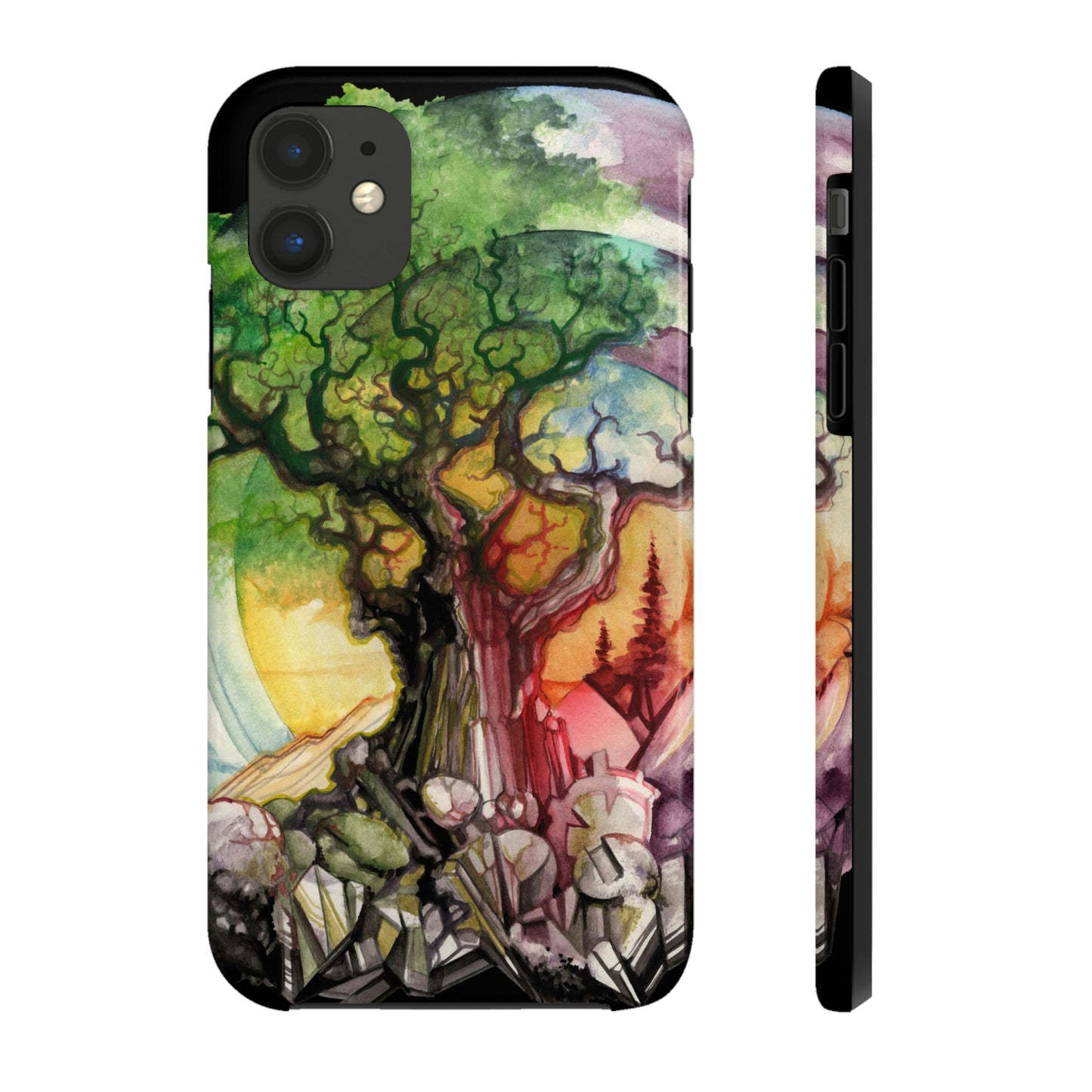 Liquid Trees #6 Tough iPhone Case