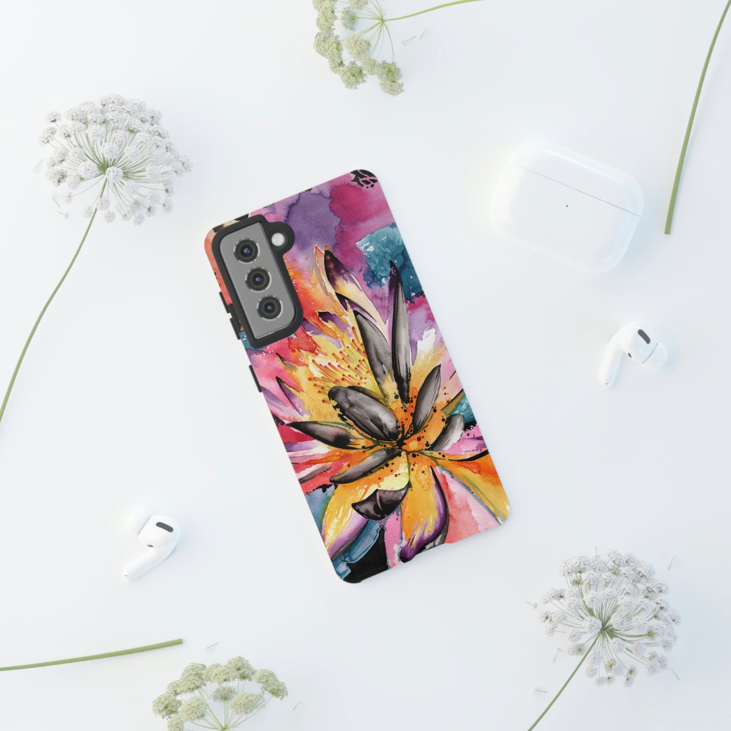 Liquid Flora Water Lily Tough Case