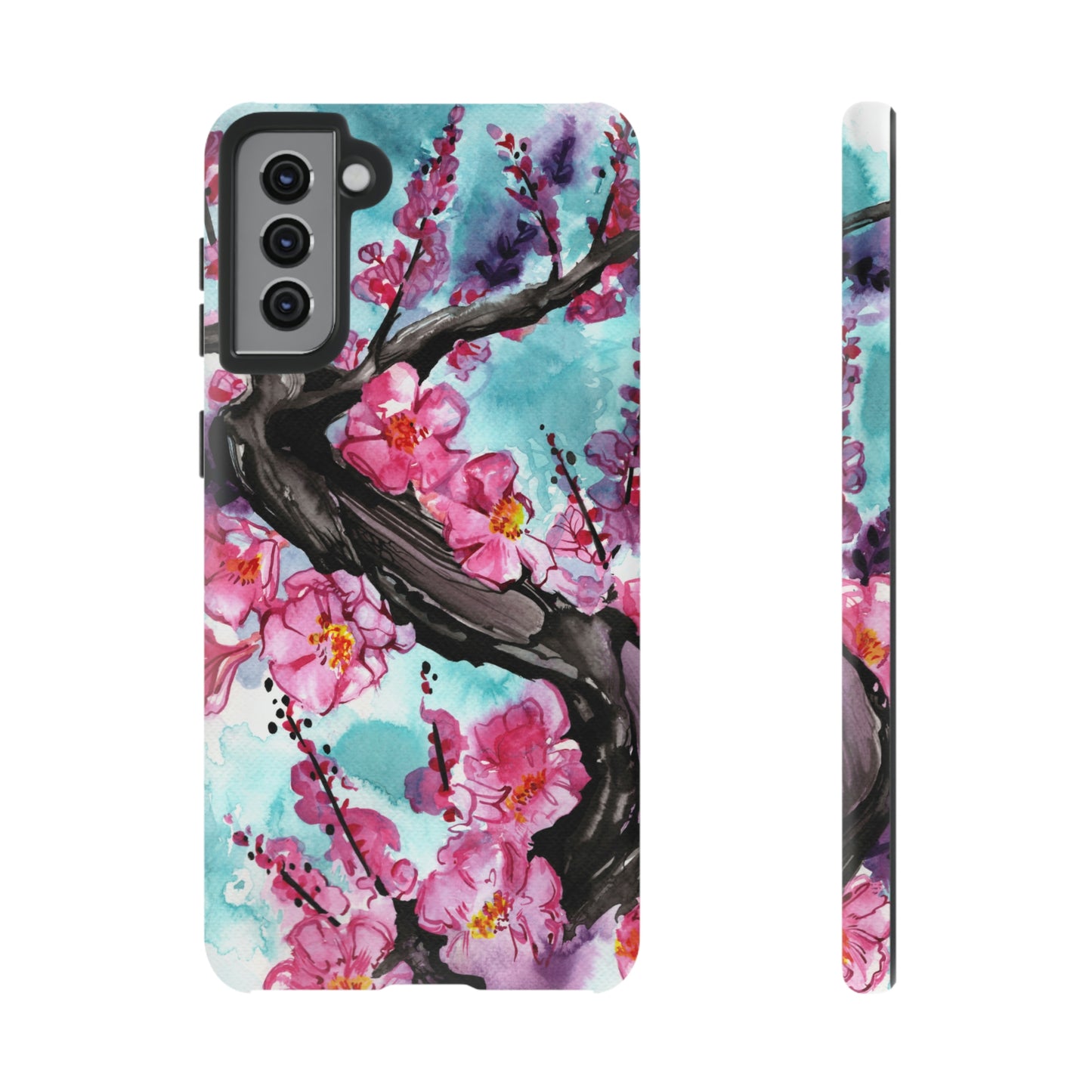 Liquid Flora Cherry Blossom Tough Phone Case