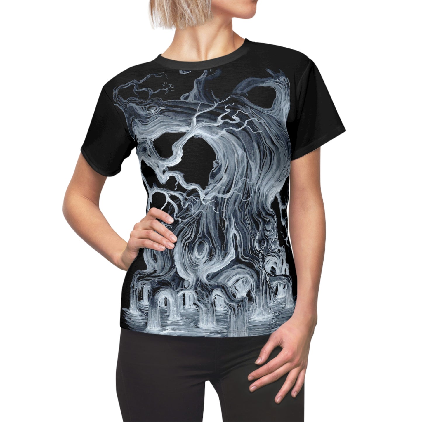 Liquid Trees #4 Women's Tee (Front print)