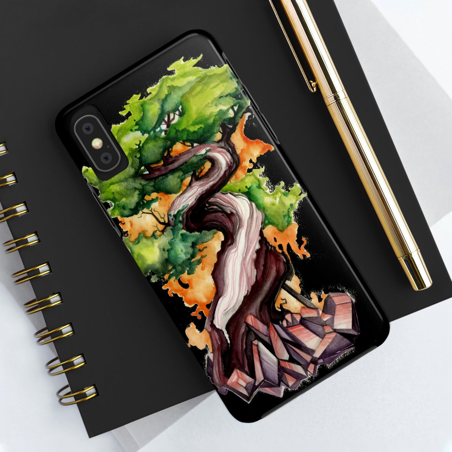 Liquid Trees #2 Tough iPhone Case