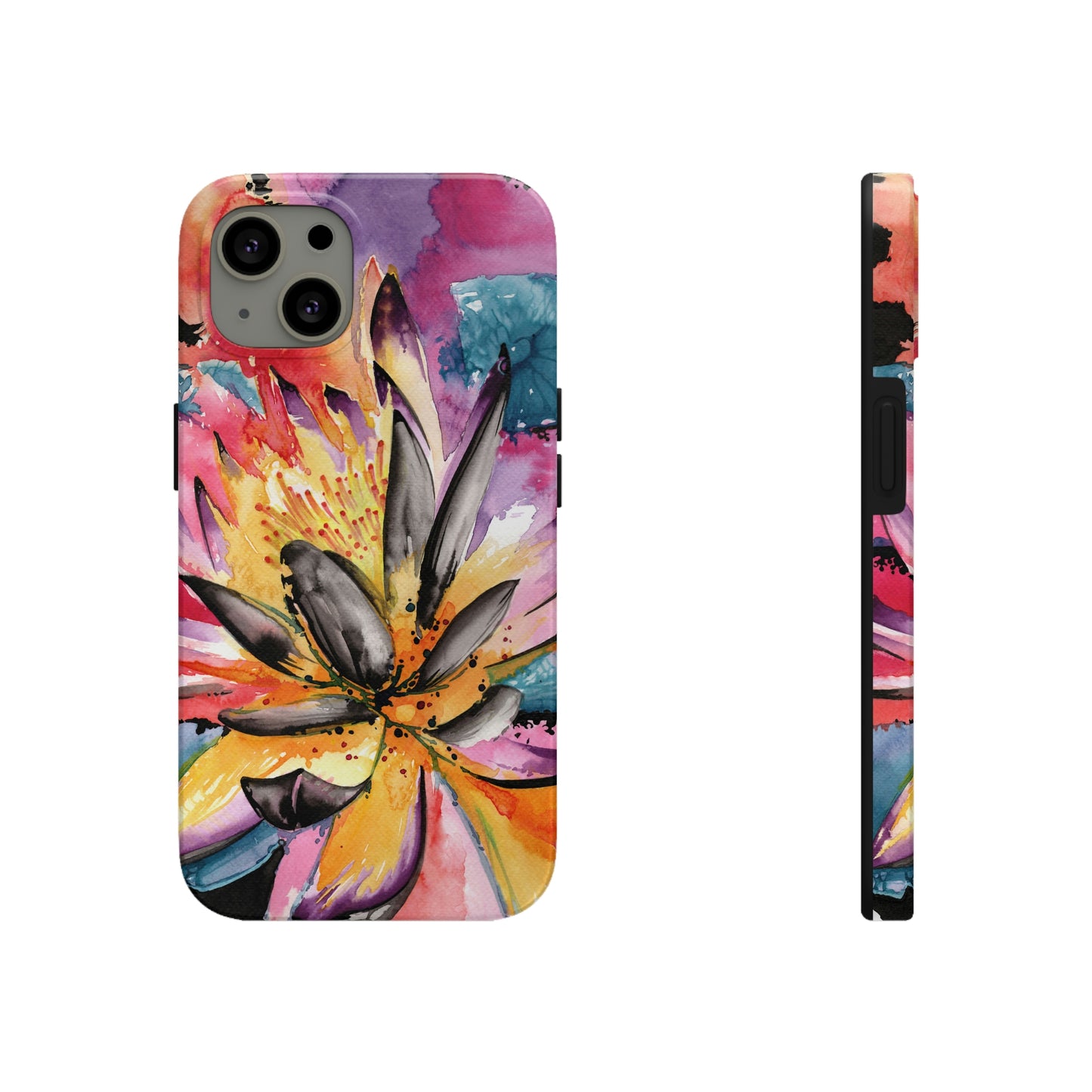 Liquid Flora Water Lily iPhone Case