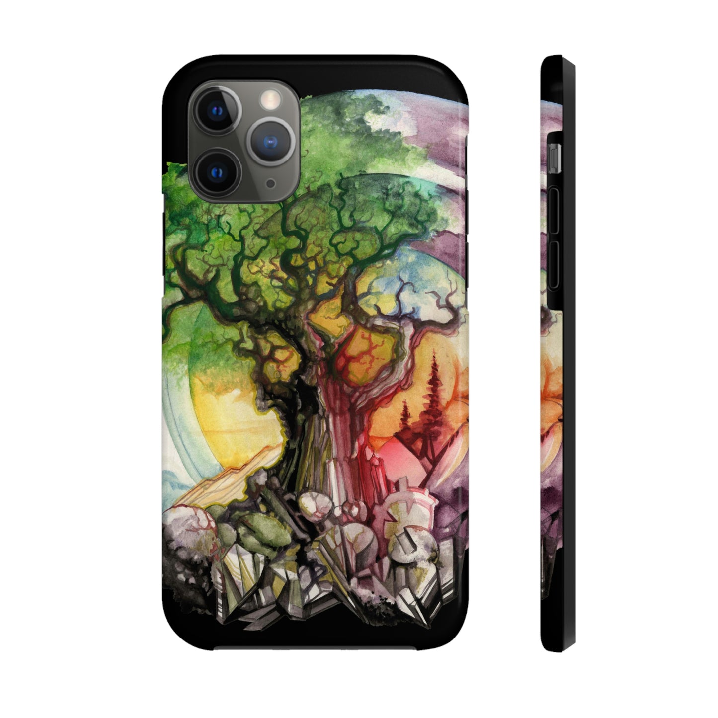 Liquid Trees #6 Tough iPhone Case