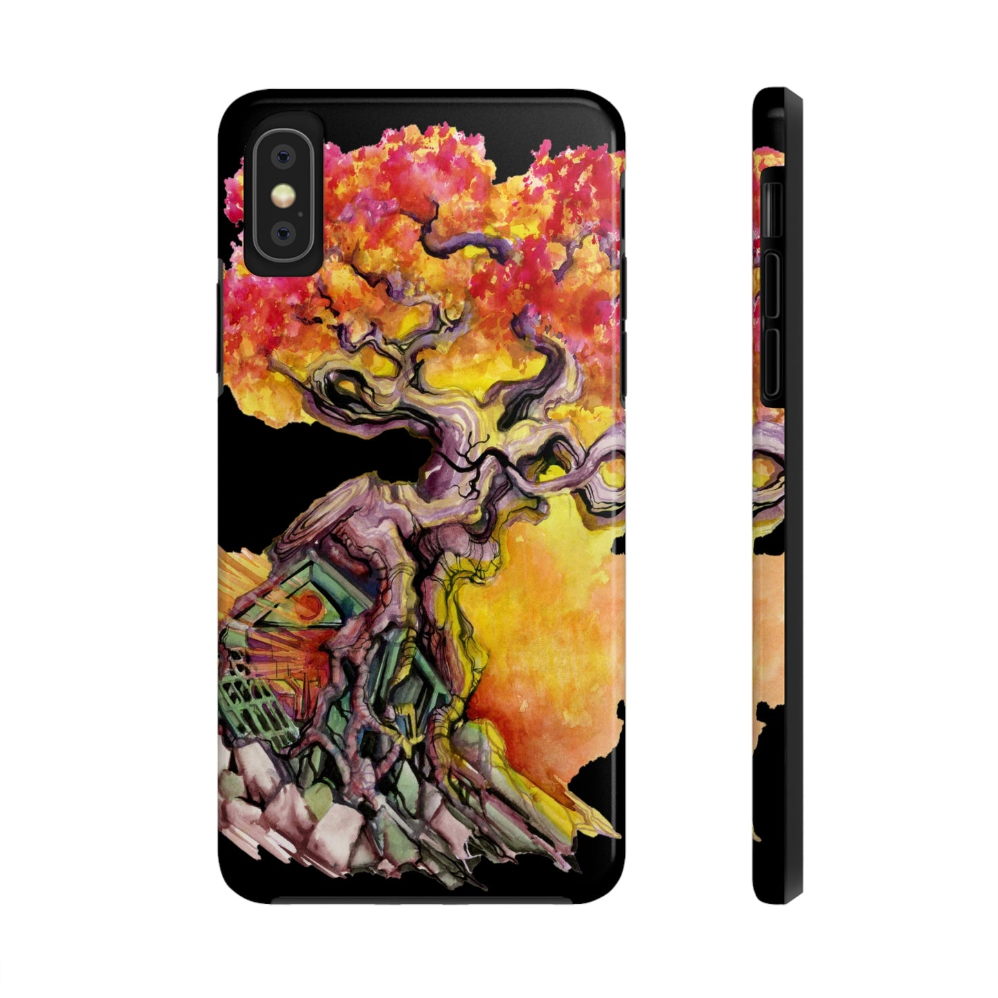 Liquid Trees #10 Tough iPhone Case