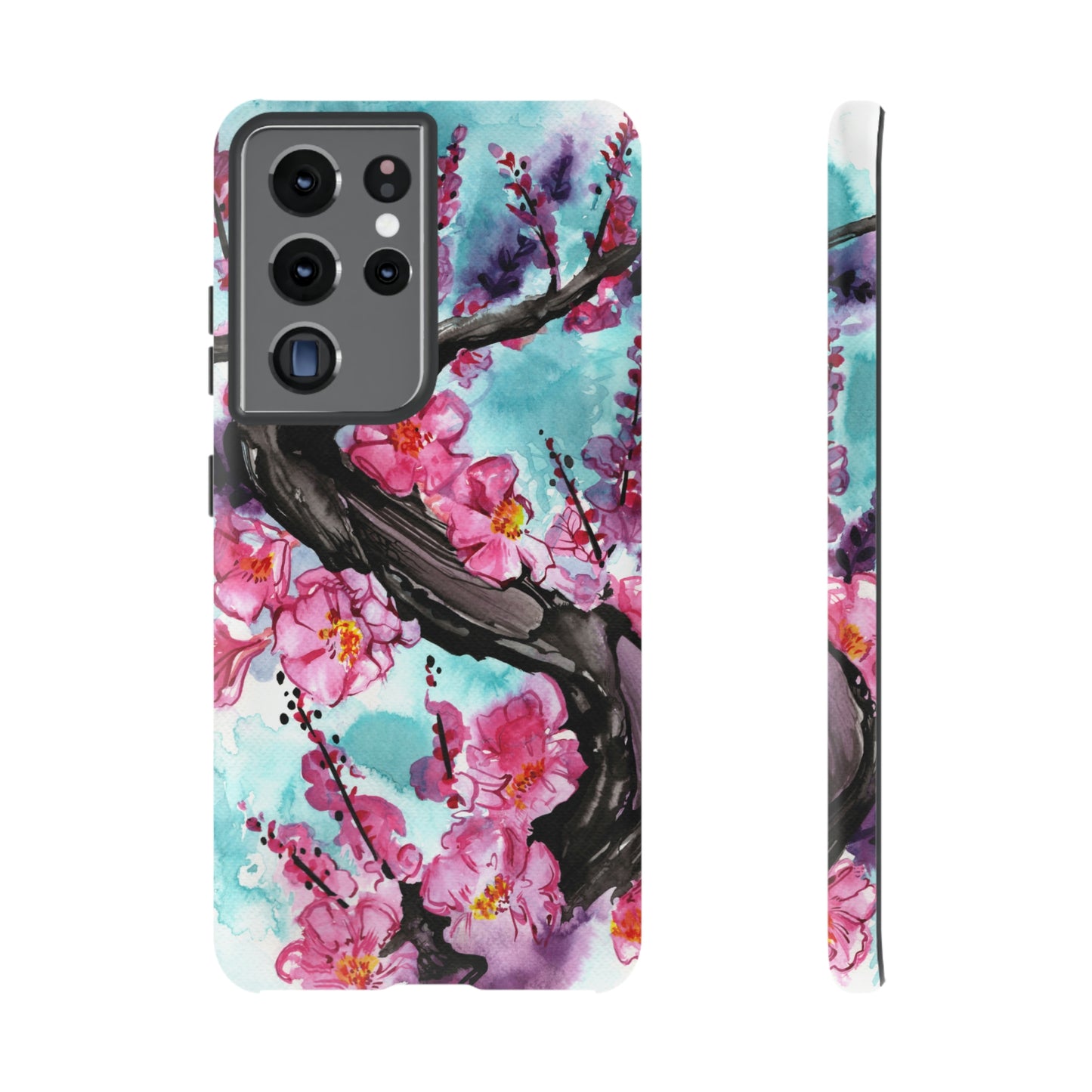 Liquid Flora Cherry Blossom Tough Phone Case