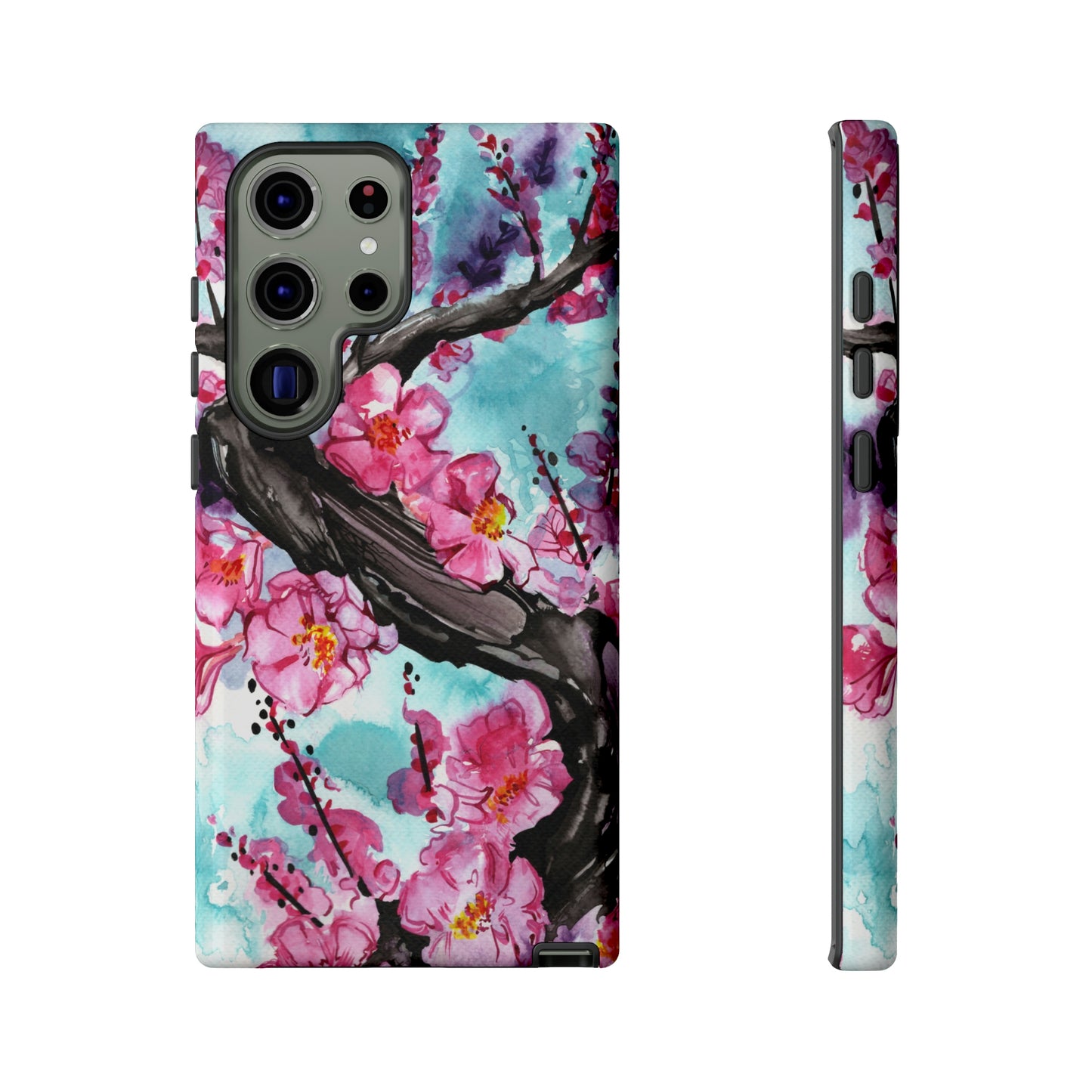 Liquid Flora Cherry Blossom Tough Phone Case