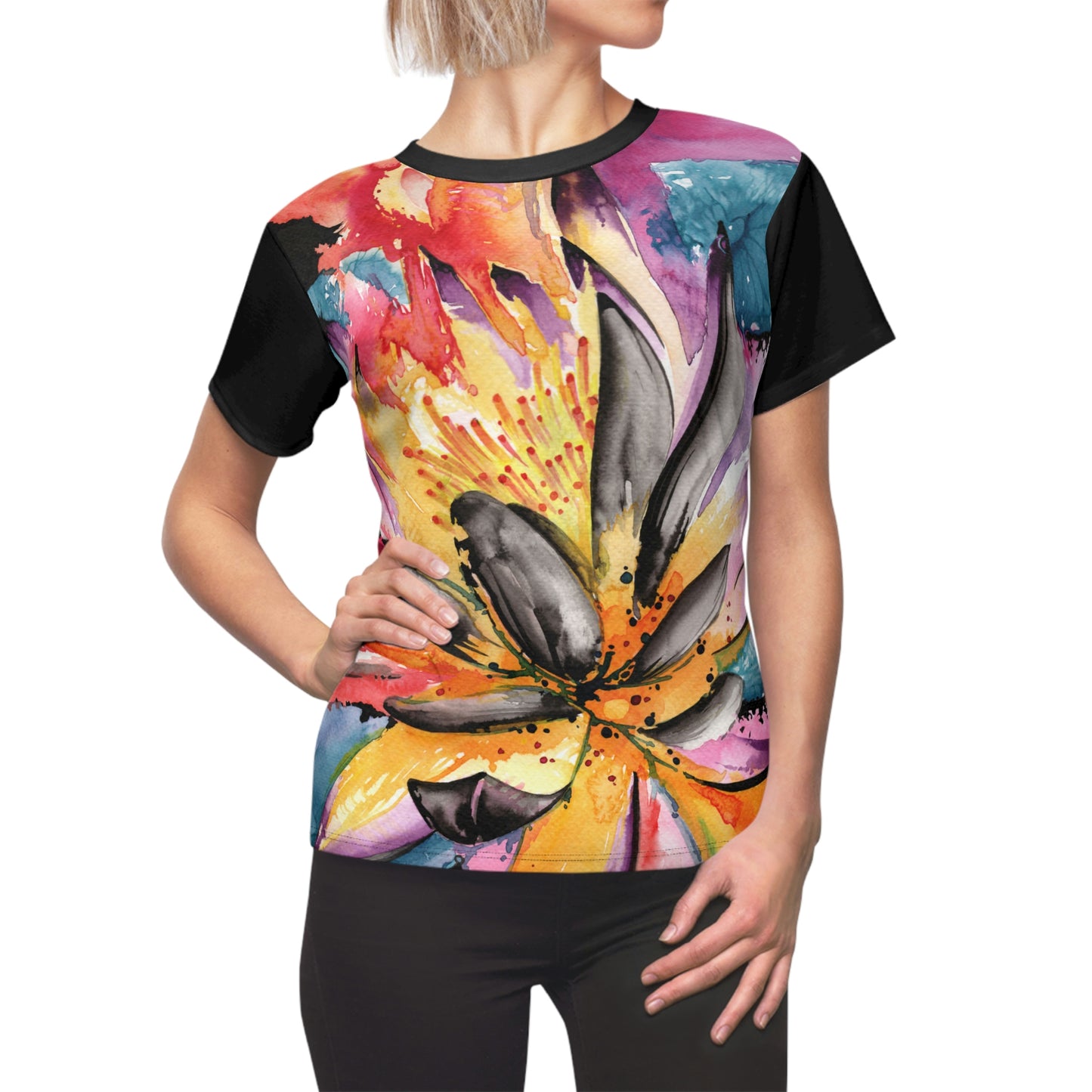 Liquid Flora Water Lily Women's Tee