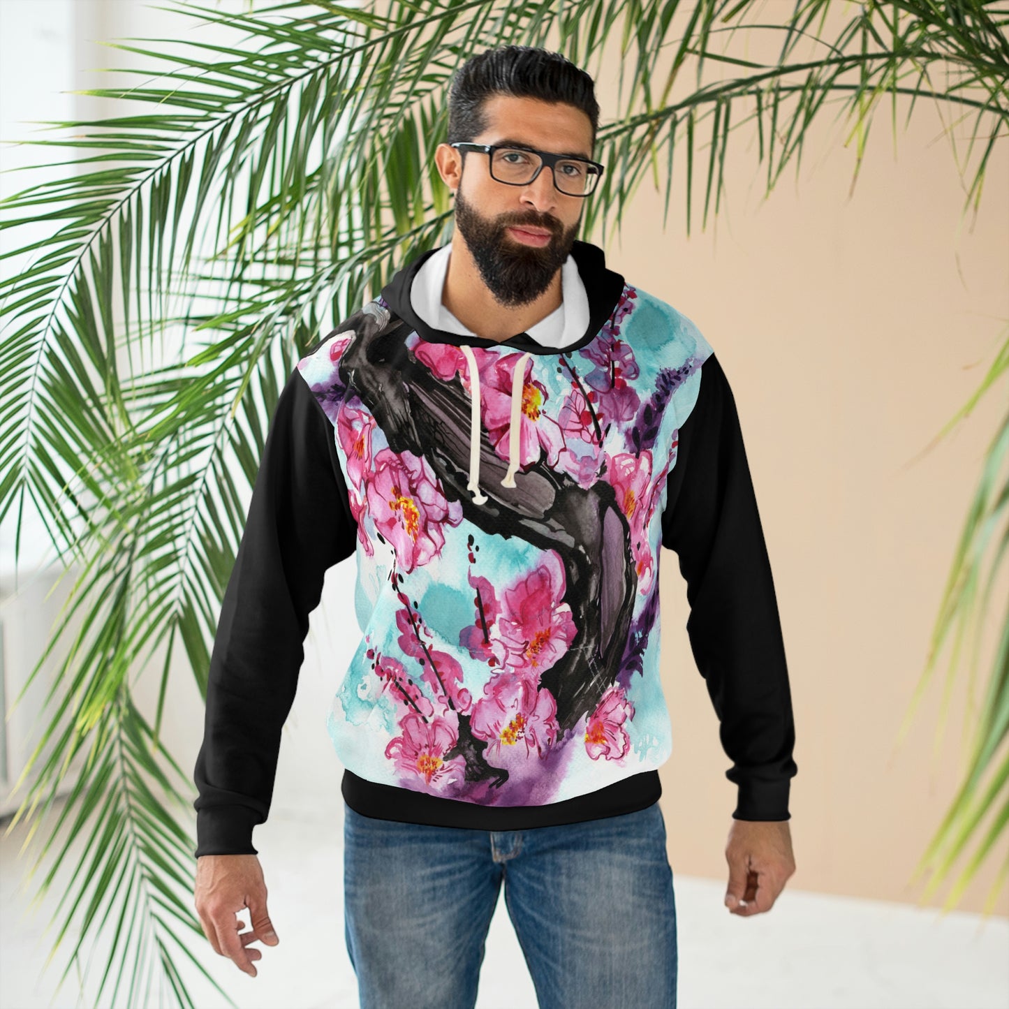 Liquid Flora Cherry Blossom Hoodie