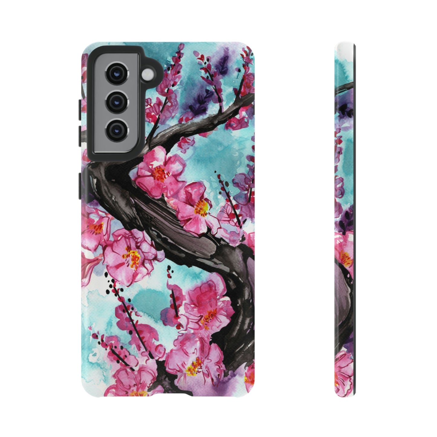 Liquid Flora Cherry Blossom Tough Phone Case