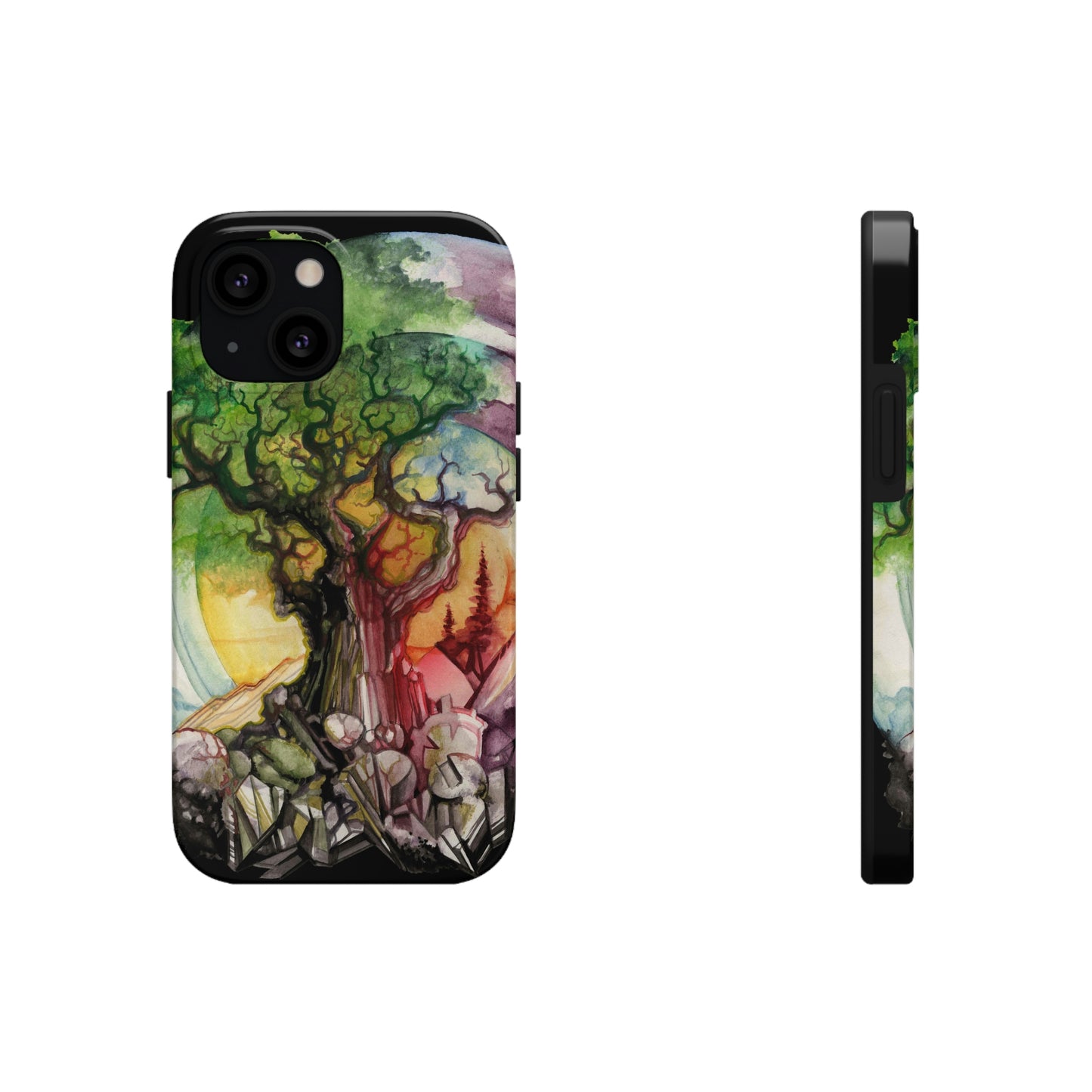 Liquid Trees #6 Tough iPhone Case