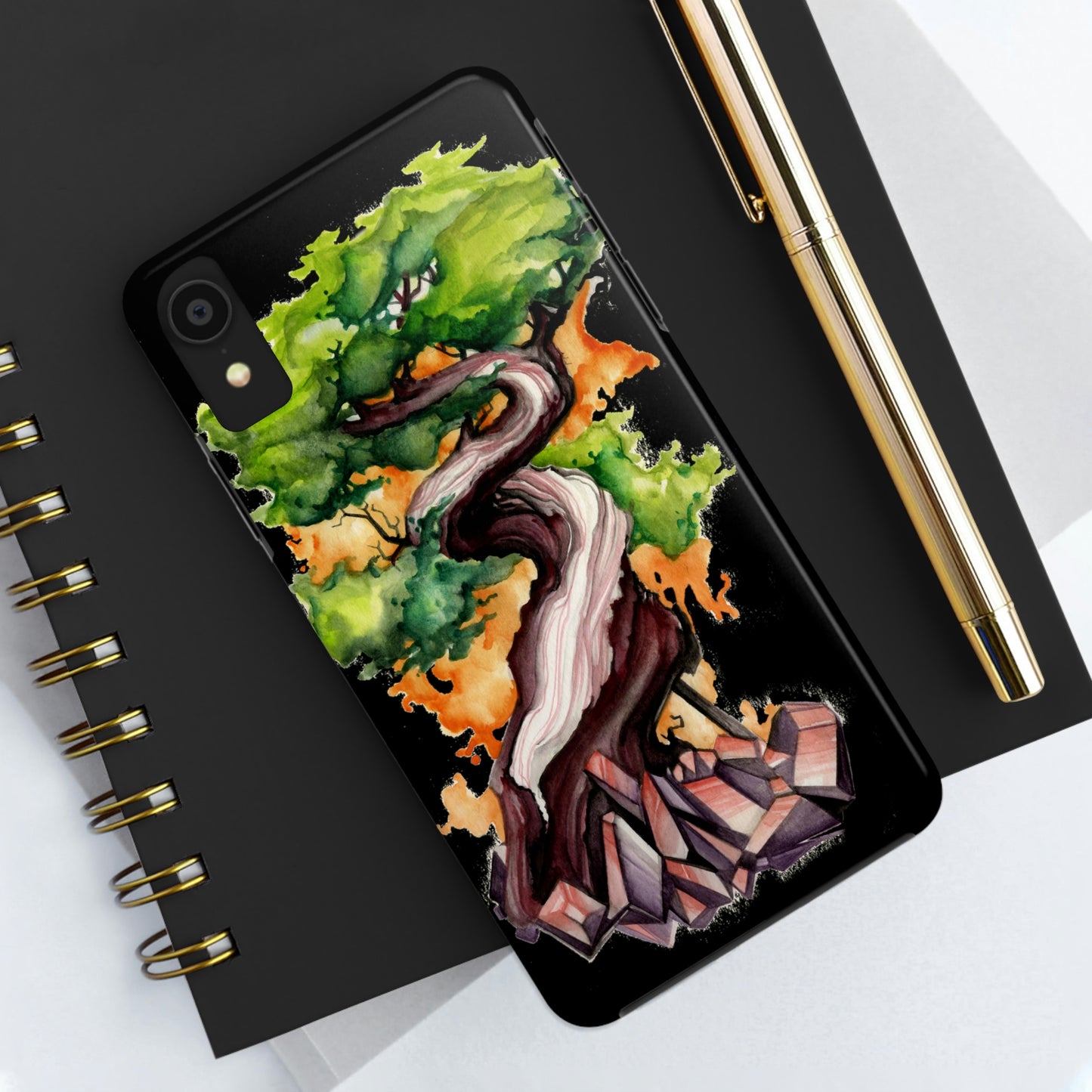 Liquid Trees #2 Tough iPhone Case