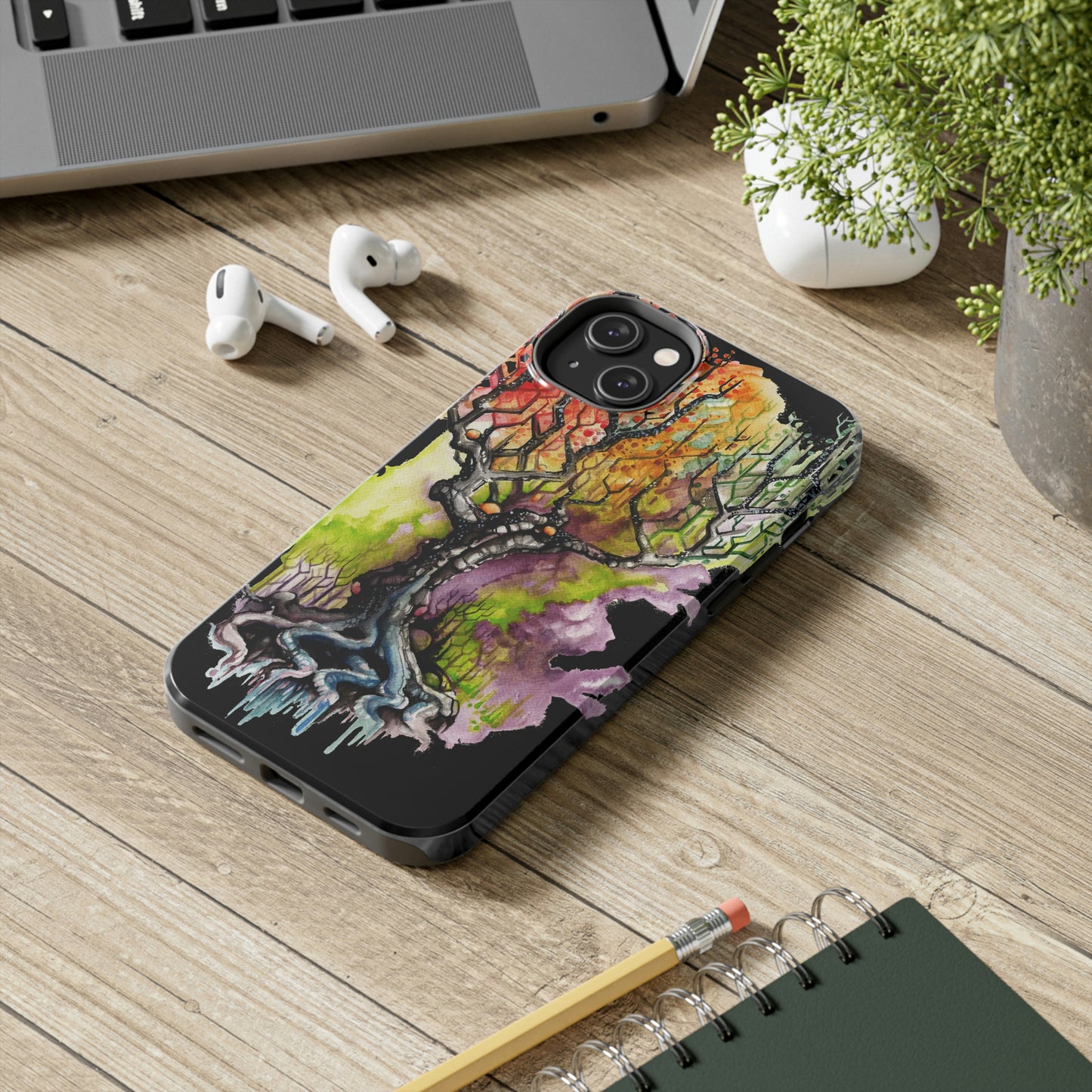 Liquid Trees #1 Tough iPhone Case