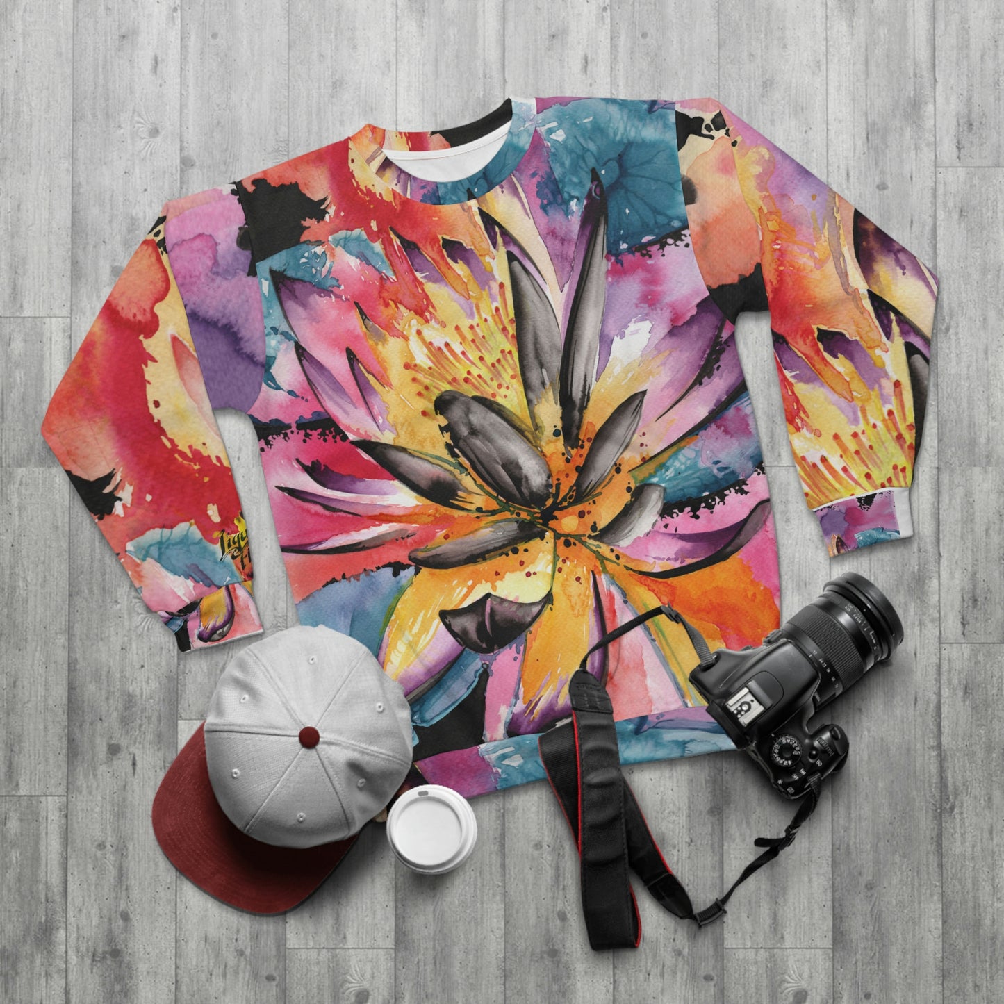 Liquid Flora Water Lily Sweatshirt