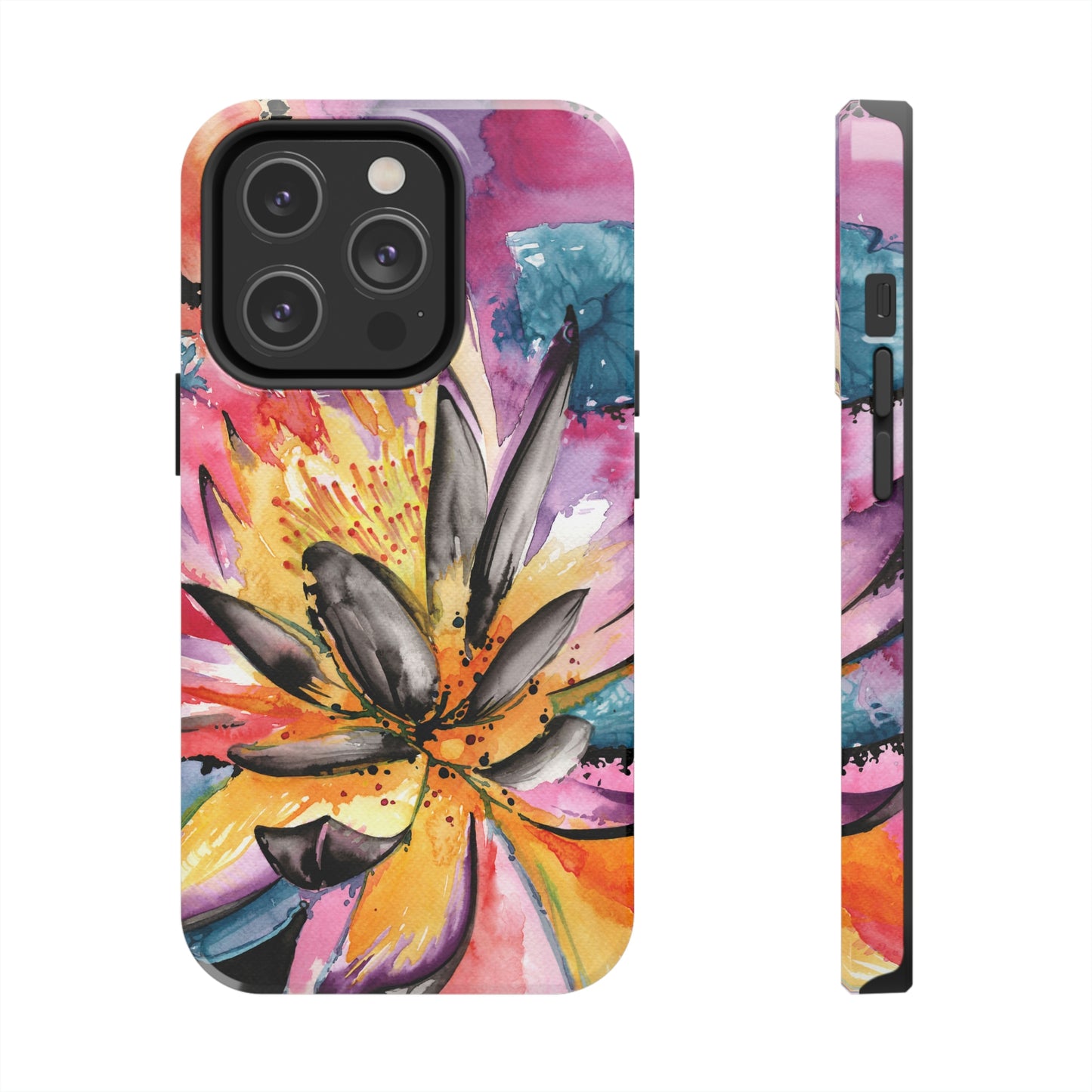 Liquid Flora Water Lily iPhone Case