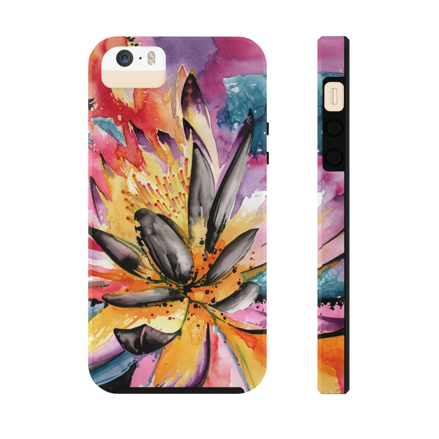 Liquid Flora Water Lily iPhone Case