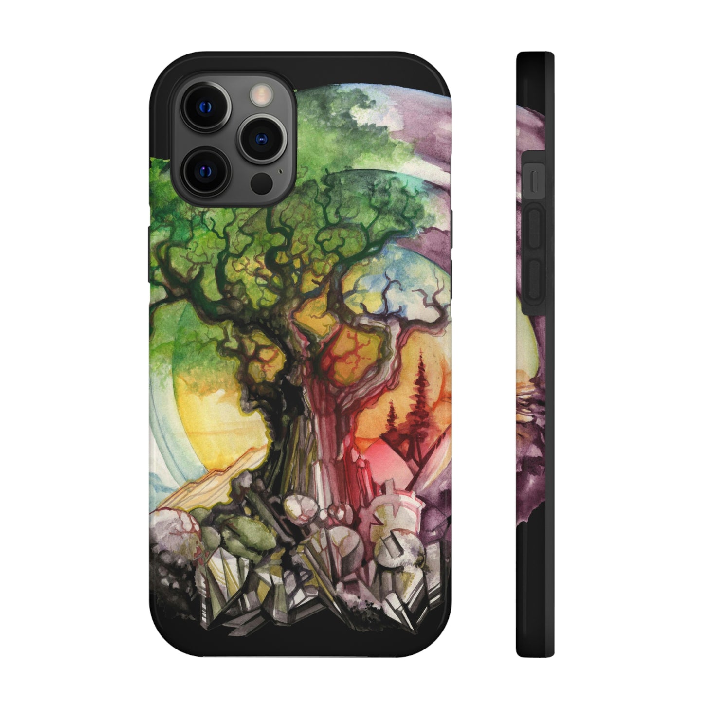 Liquid Trees #6 Tough iPhone Case