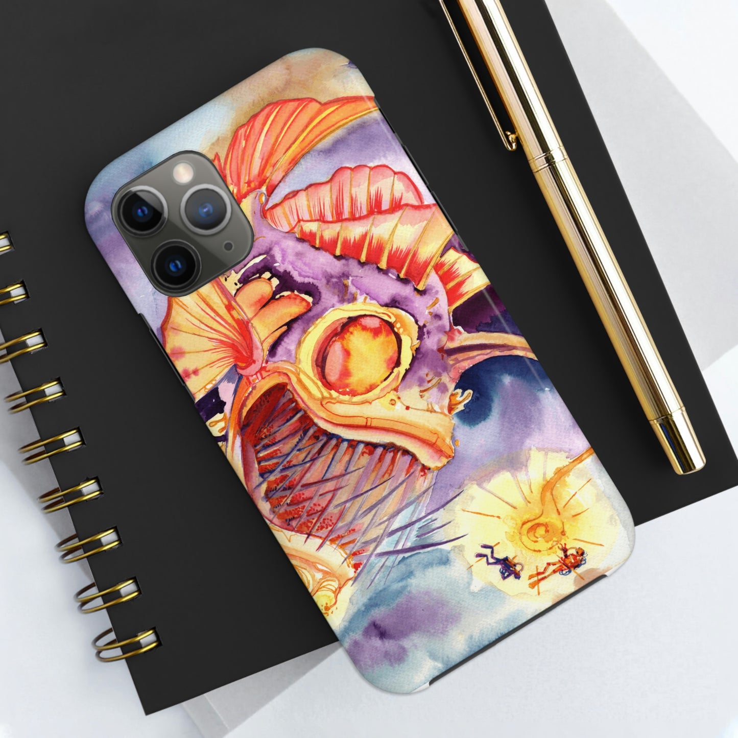 Liquid Deep Angler Fish iPhone Tough Case