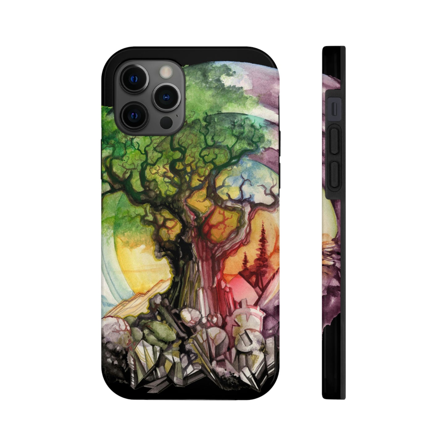 Liquid Trees #6 Tough iPhone Case