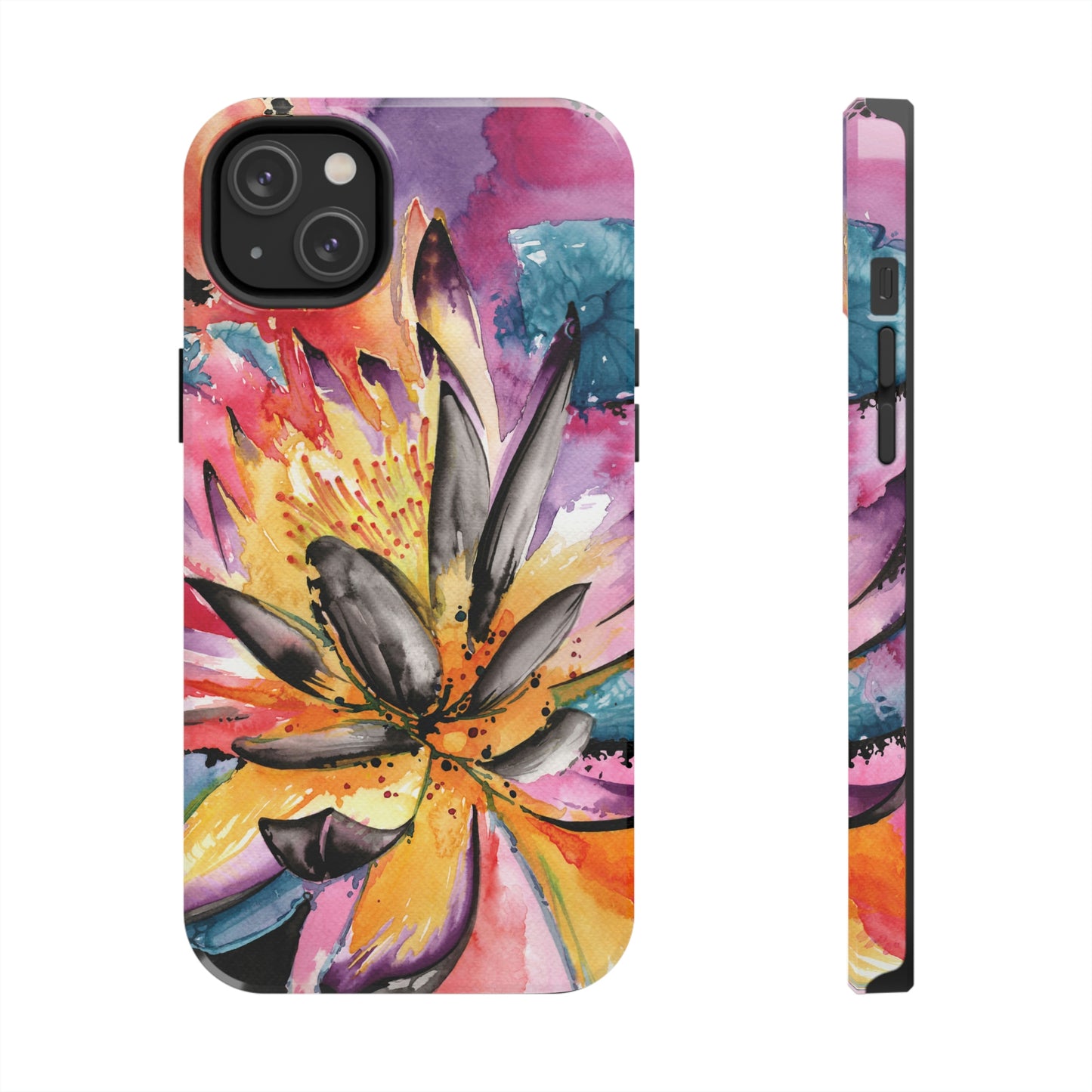 Liquid Flora Water Lily iPhone Case