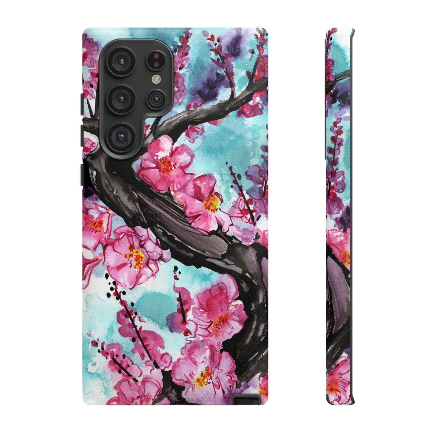 Liquid Flora Cherry Blossom Tough Phone Case