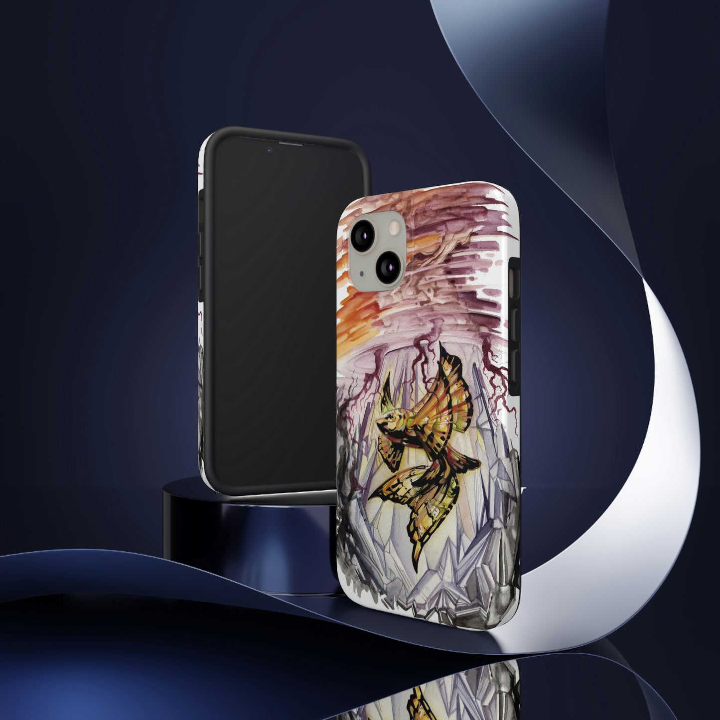 Liquid Trees #9 Tough iPhone Case