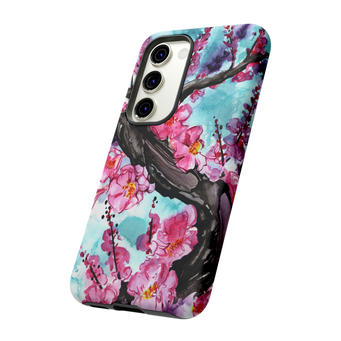 Liquid Flora Cherry Blossom Tough Phone Case