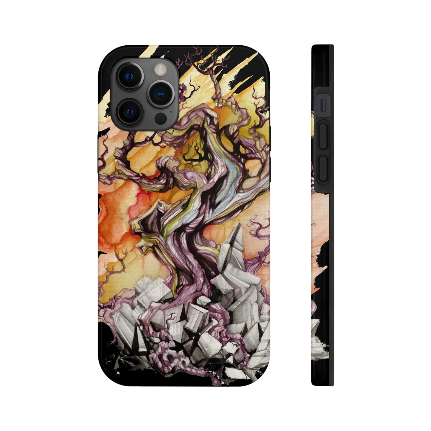 Liquid Trees #8 Tough iPhone Case