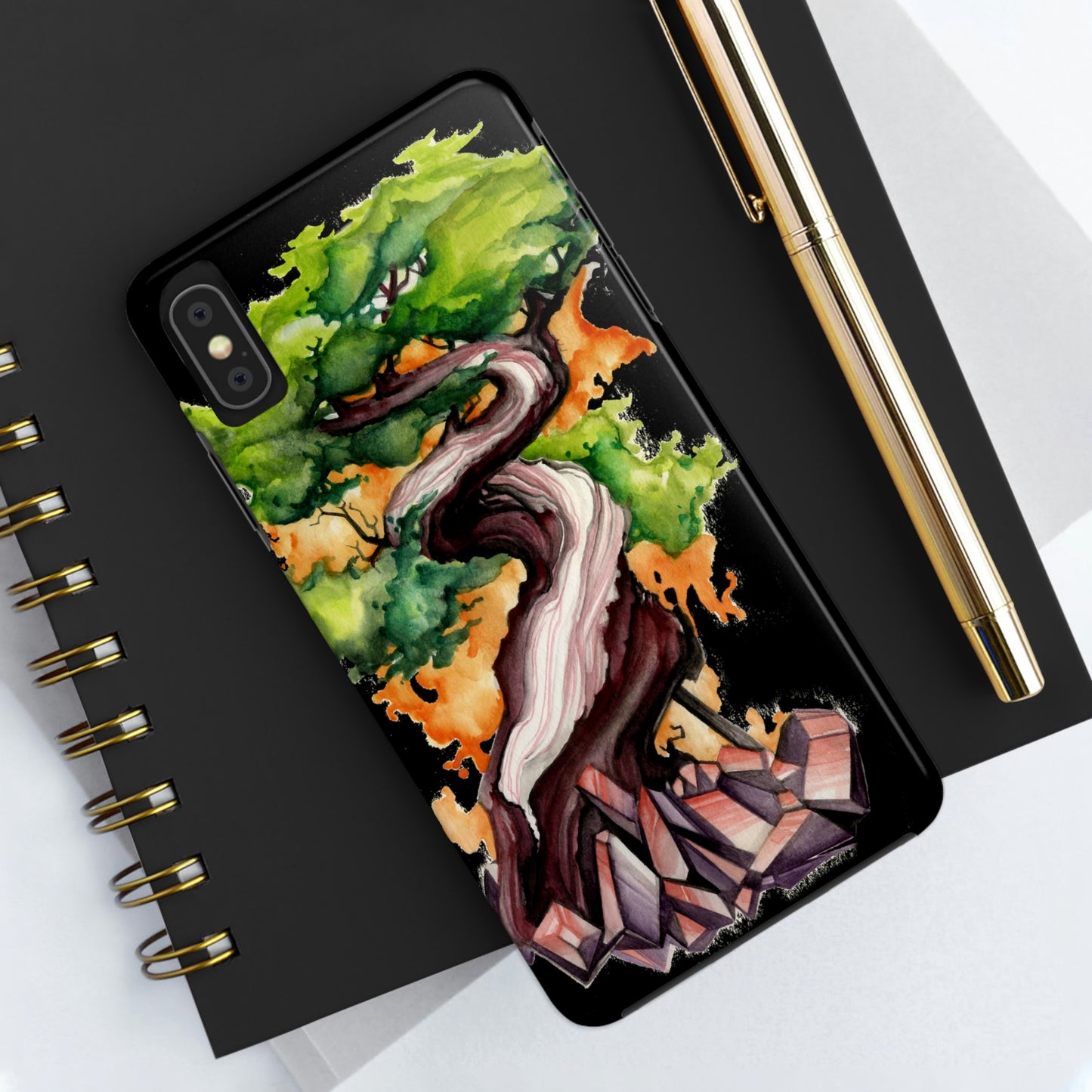 Liquid Trees #2 Tough iPhone Case