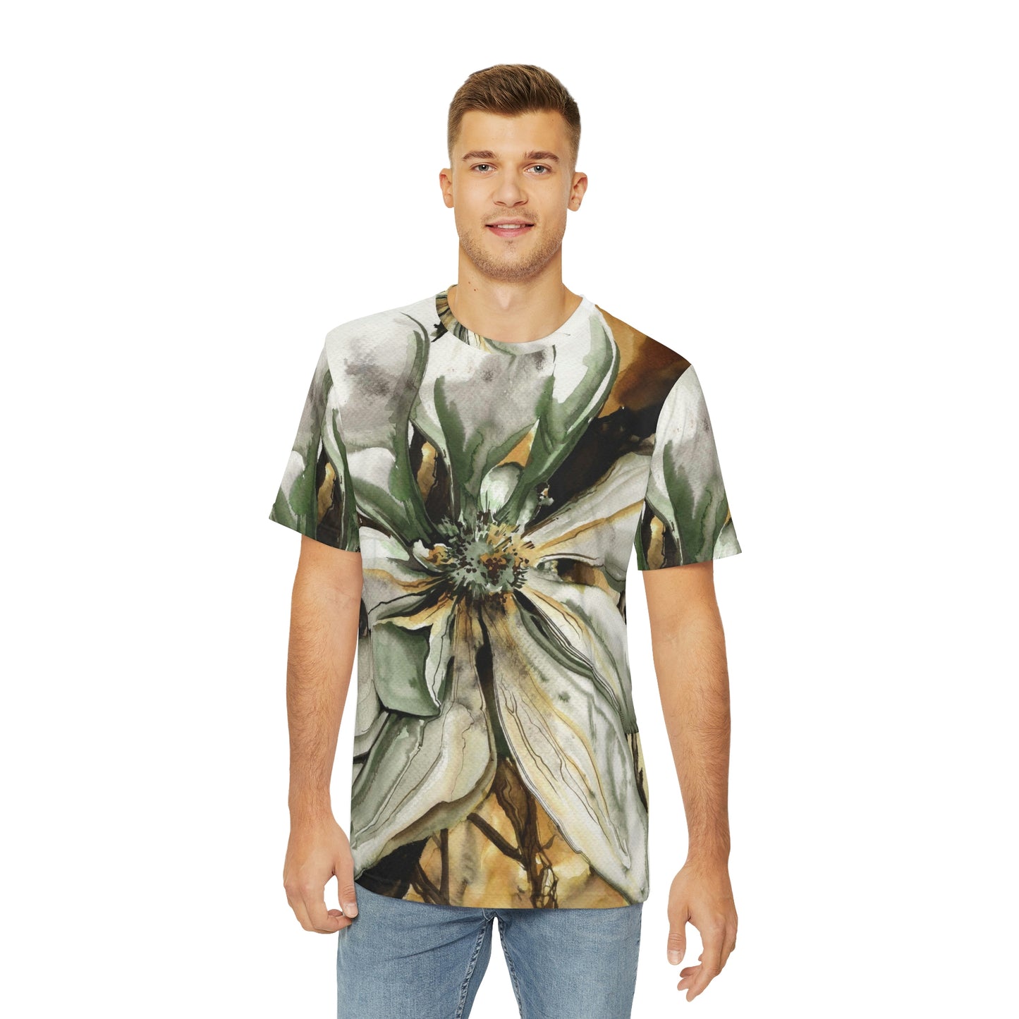 Liquid Flora Magnolia Men's Tee