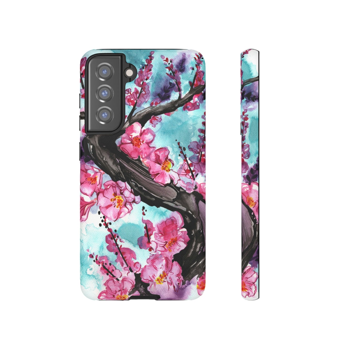 Liquid Flora Cherry Blossom Tough Phone Case