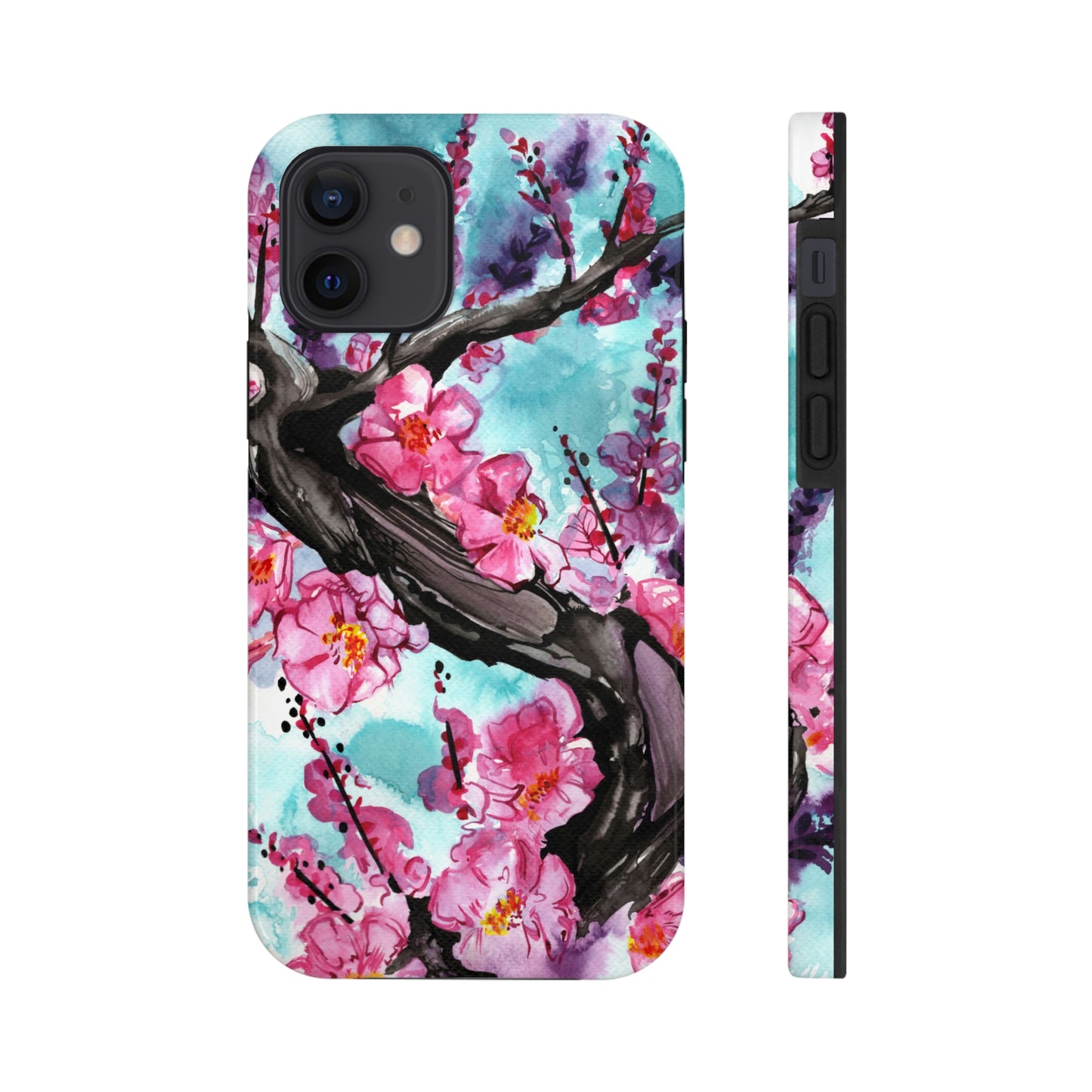 Liquid Flora Cherry Blossom iPhone Tough Case