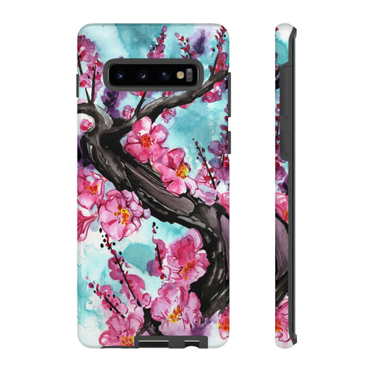 Liquid Flora Cherry Blossom Tough Phone Case