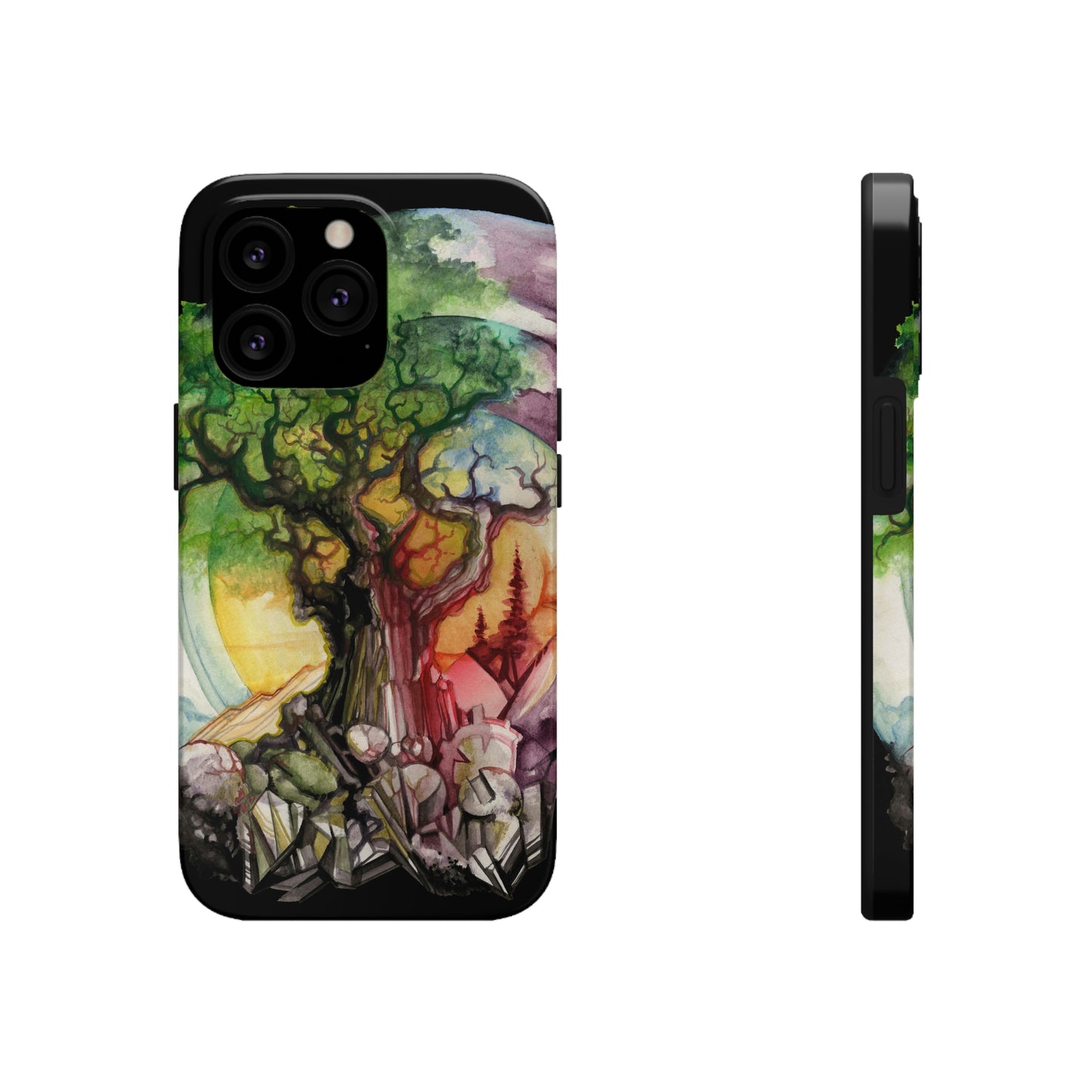 Liquid Trees #6 Tough iPhone Case