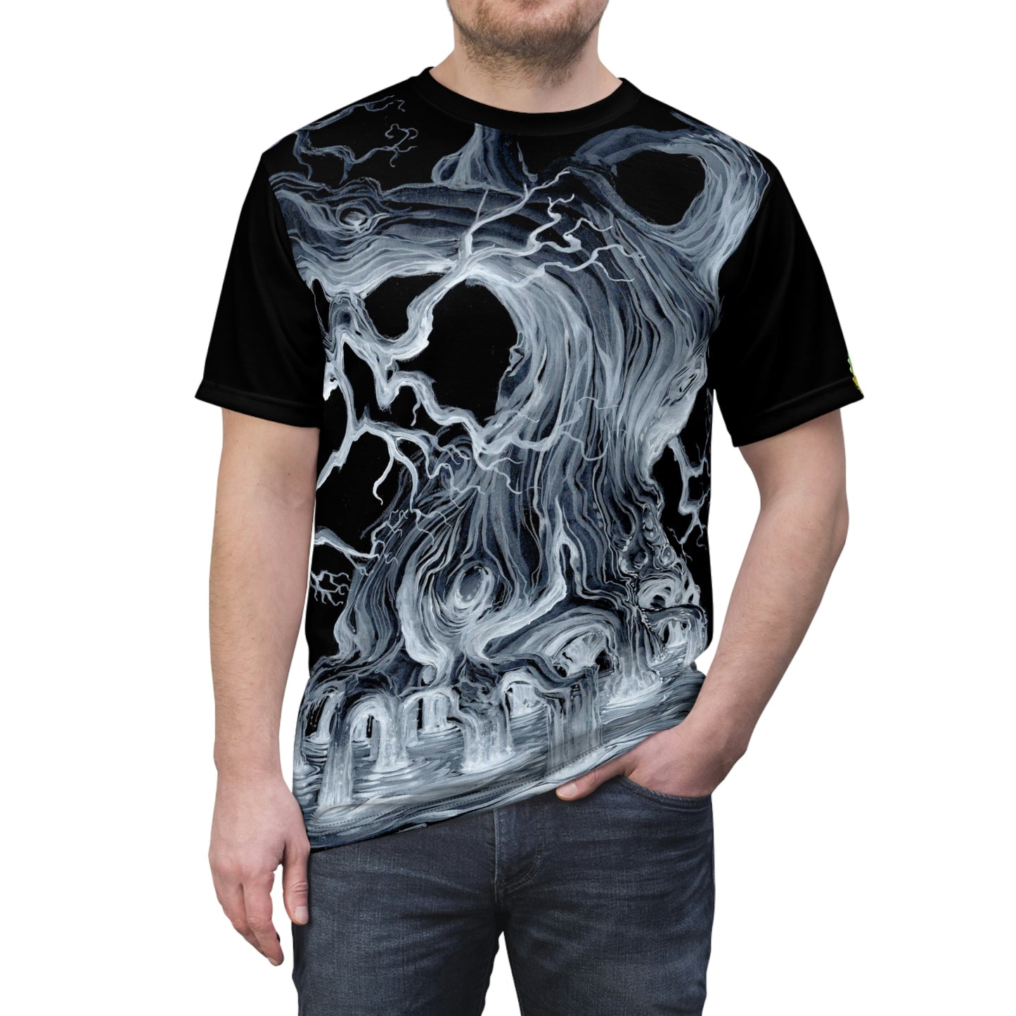 Liquid Trees #4 Men's Tee (Front print)