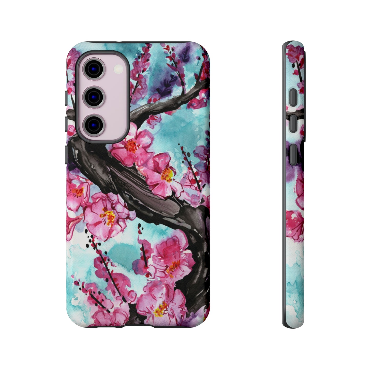 Liquid Flora Cherry Blossom Tough Phone Case