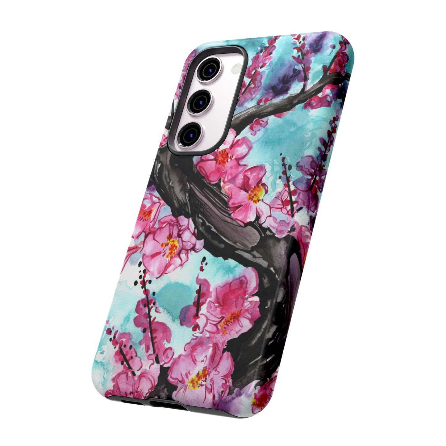 Liquid Flora Cherry Blossom Tough Phone Case