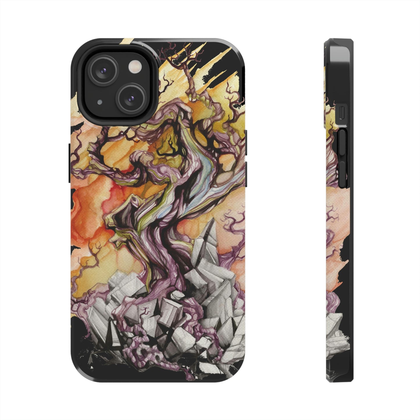 Liquid Trees #8 Tough iPhone Case