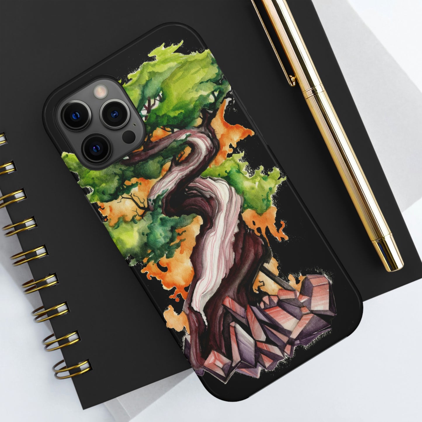 Liquid Trees #2 Tough iPhone Case