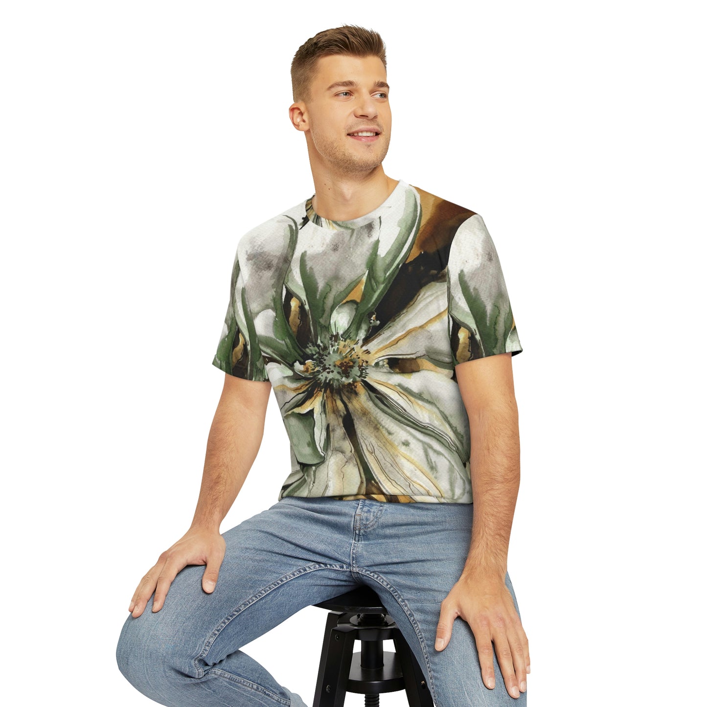 Liquid Flora Magnolia Men's Tee