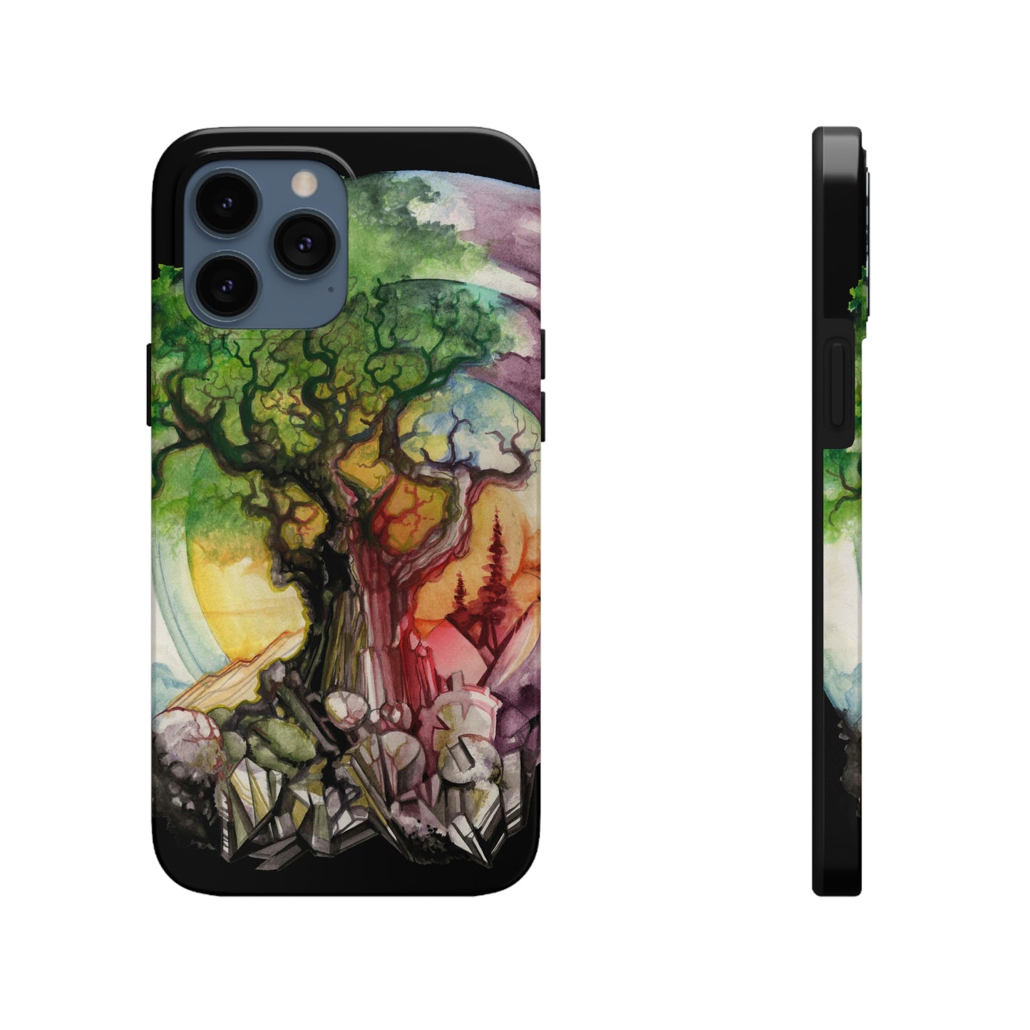 Liquid Trees #6 Tough iPhone Case