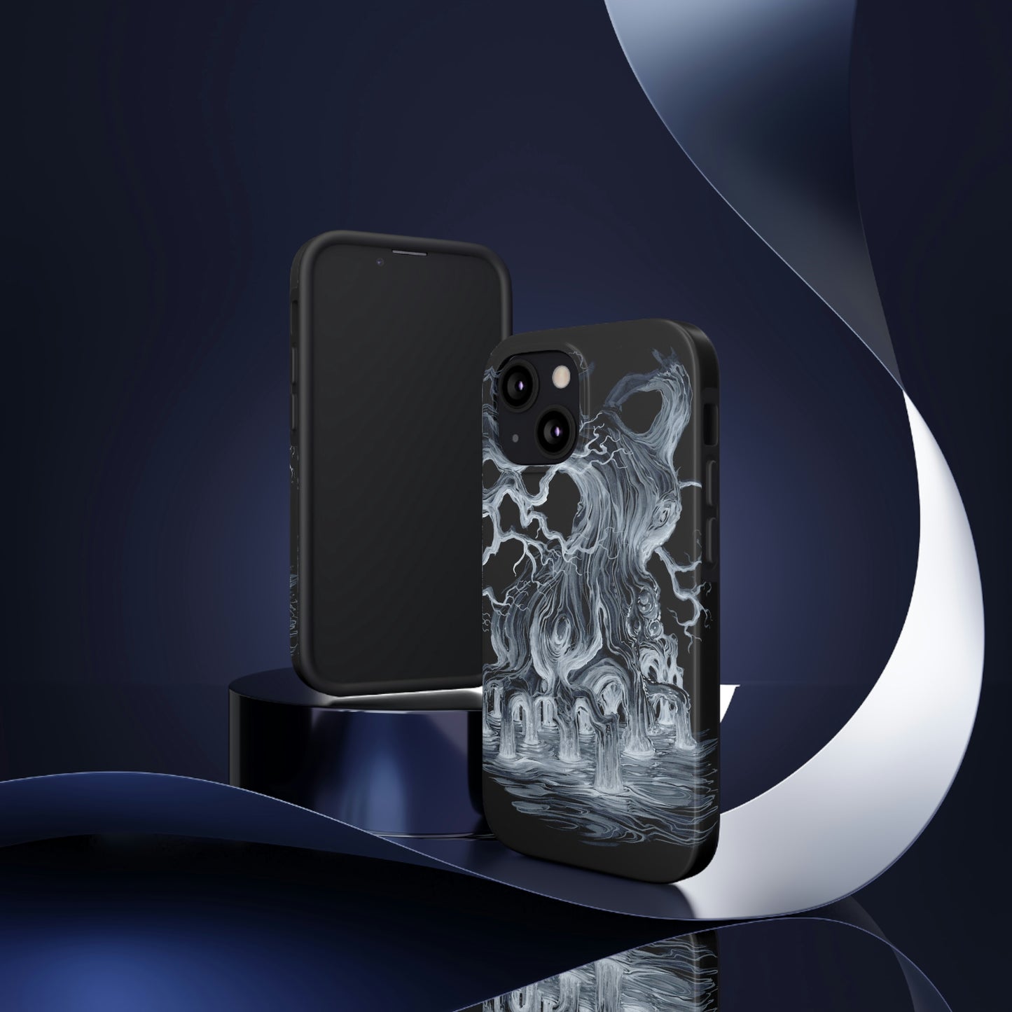 Liquid Trees #4 Tough iPhone Case