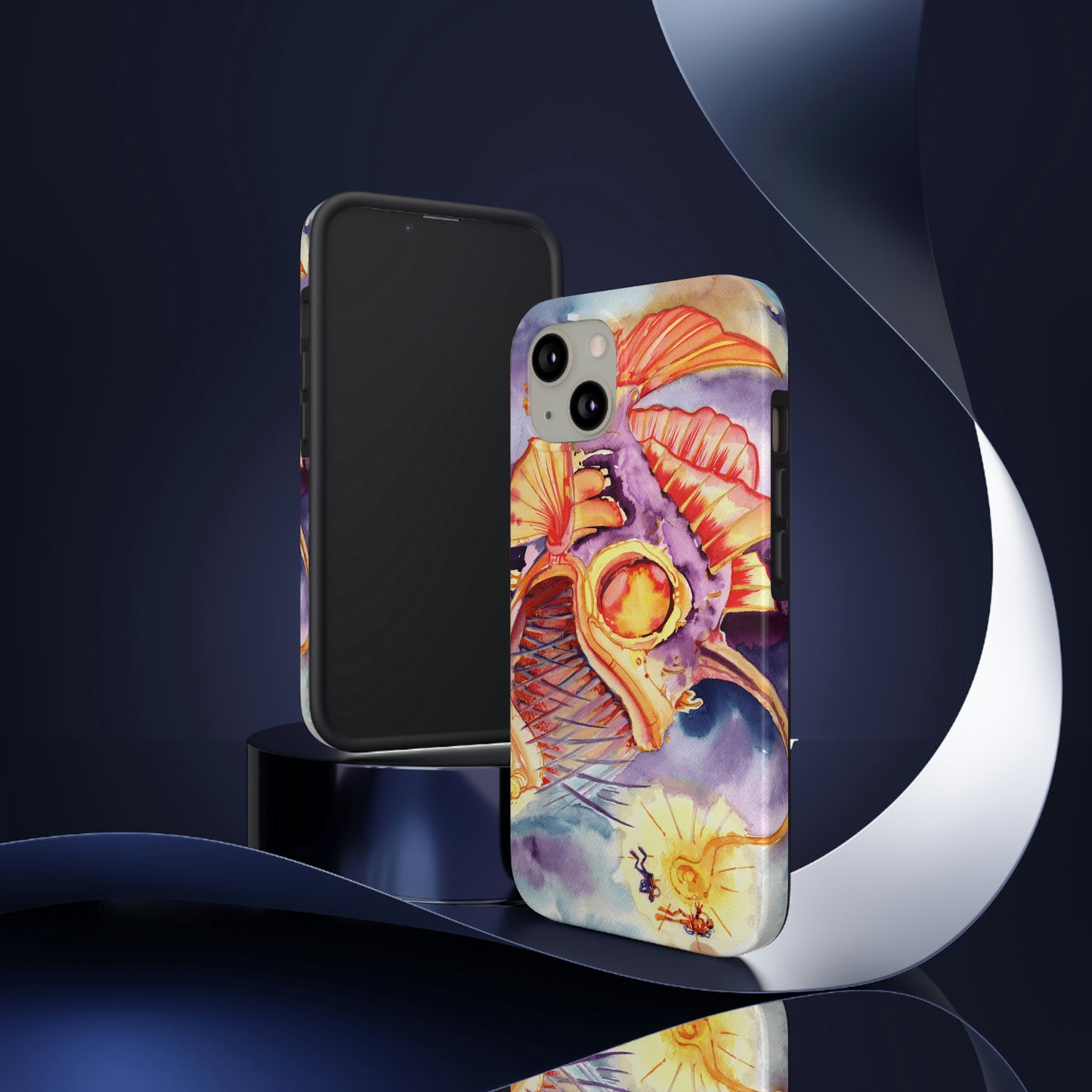 Liquid Deep Angler Fish iPhone Tough Case