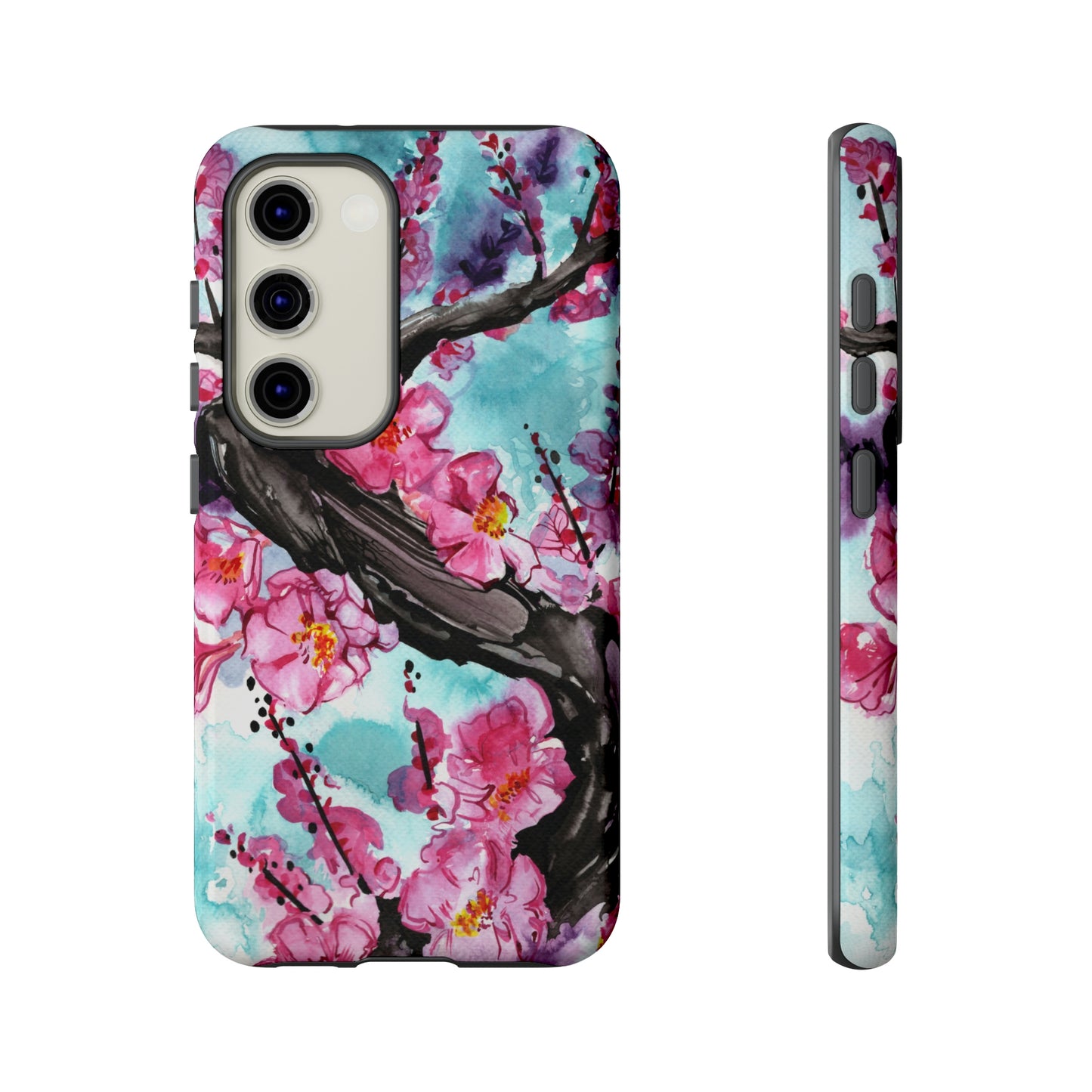 Liquid Flora Cherry Blossom Tough Phone Case